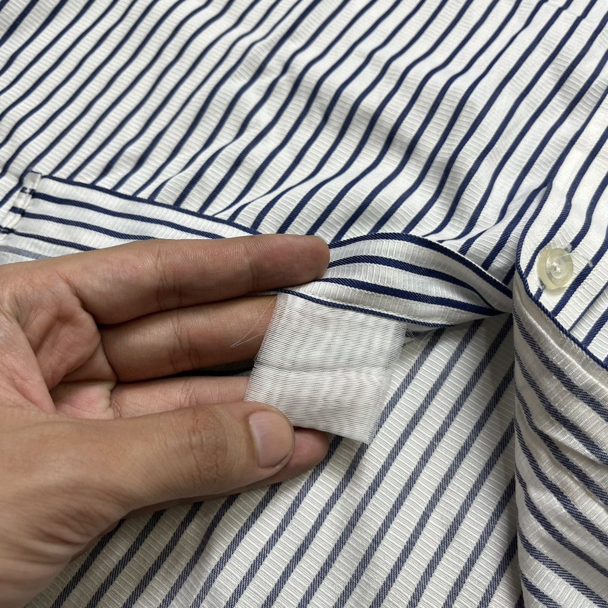 Balenciaga Vintage Balenciaga Paris striped Long Sleeve Button shirt Size US L / EU 52-54 / 3 - 9 Thumbnail