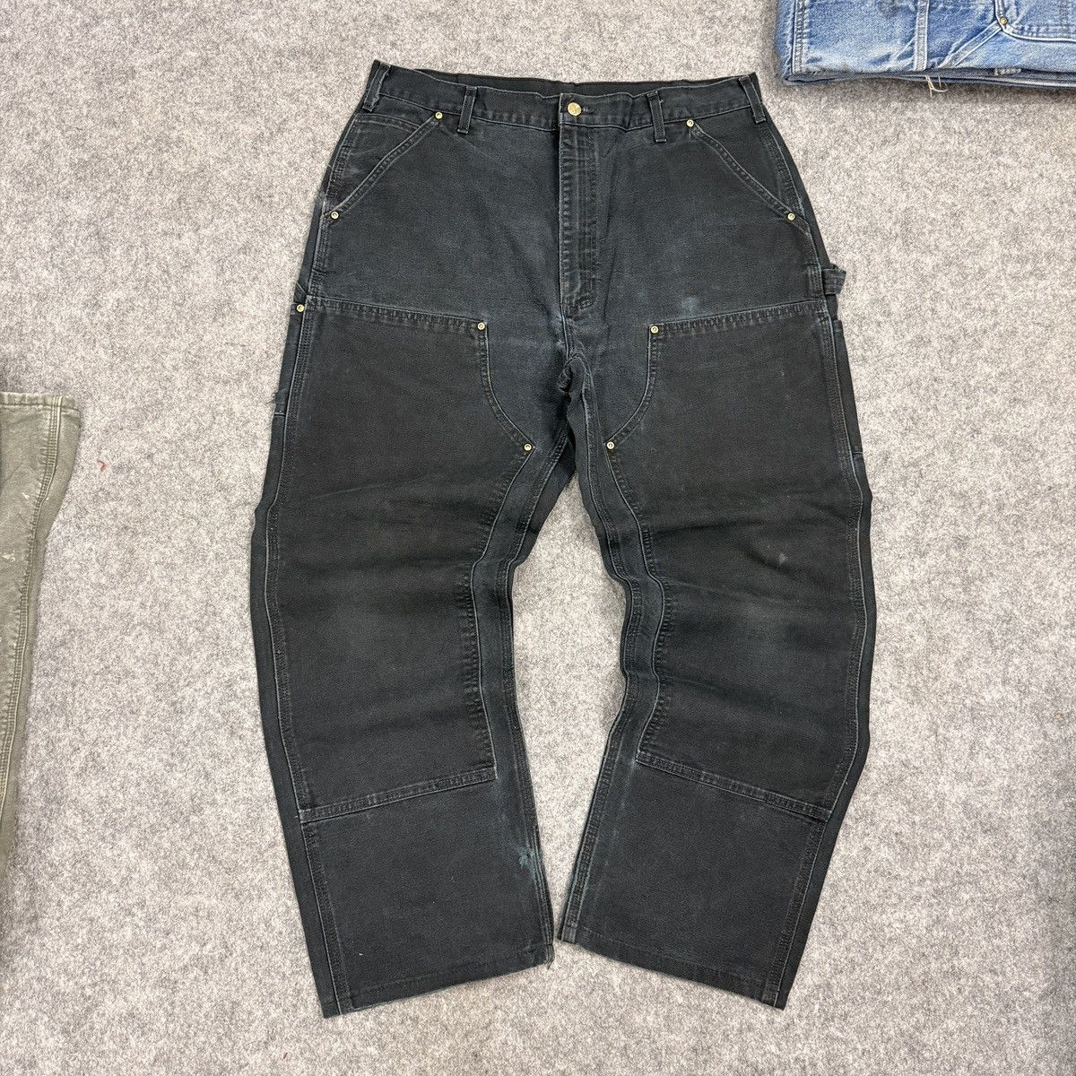 Carhartt Vintage Carhartt B01 BLK Double Knee Denim Size US 38 / EU 54 - 2 Thumbnail