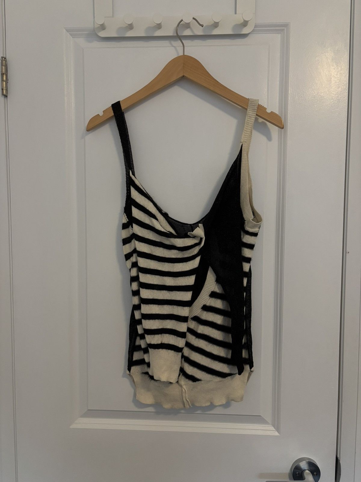 Junya Watanabe Junya Watanabe Black & White Striped Top Size M / US 6-8 / IT 42-44 - 2 Thumbnail