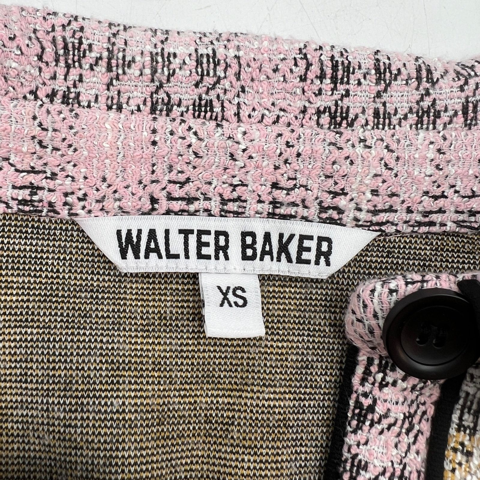 Other Walter Baker Tia Midi Dress Plaid Long Sleeves Knit Preppy Size XS / US 0-2 / IT 36-38 - 3 Thumbnail