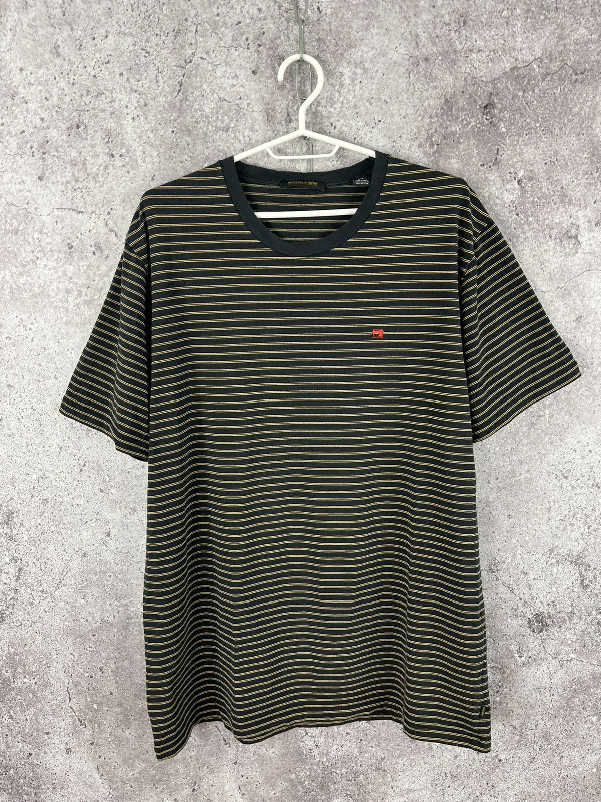 Scotch & Soda Scotch & Soda T-Shirt Stripes Small Logo Size XXL Size US XXL / EU 58 / 5 - 1 Thumbnail