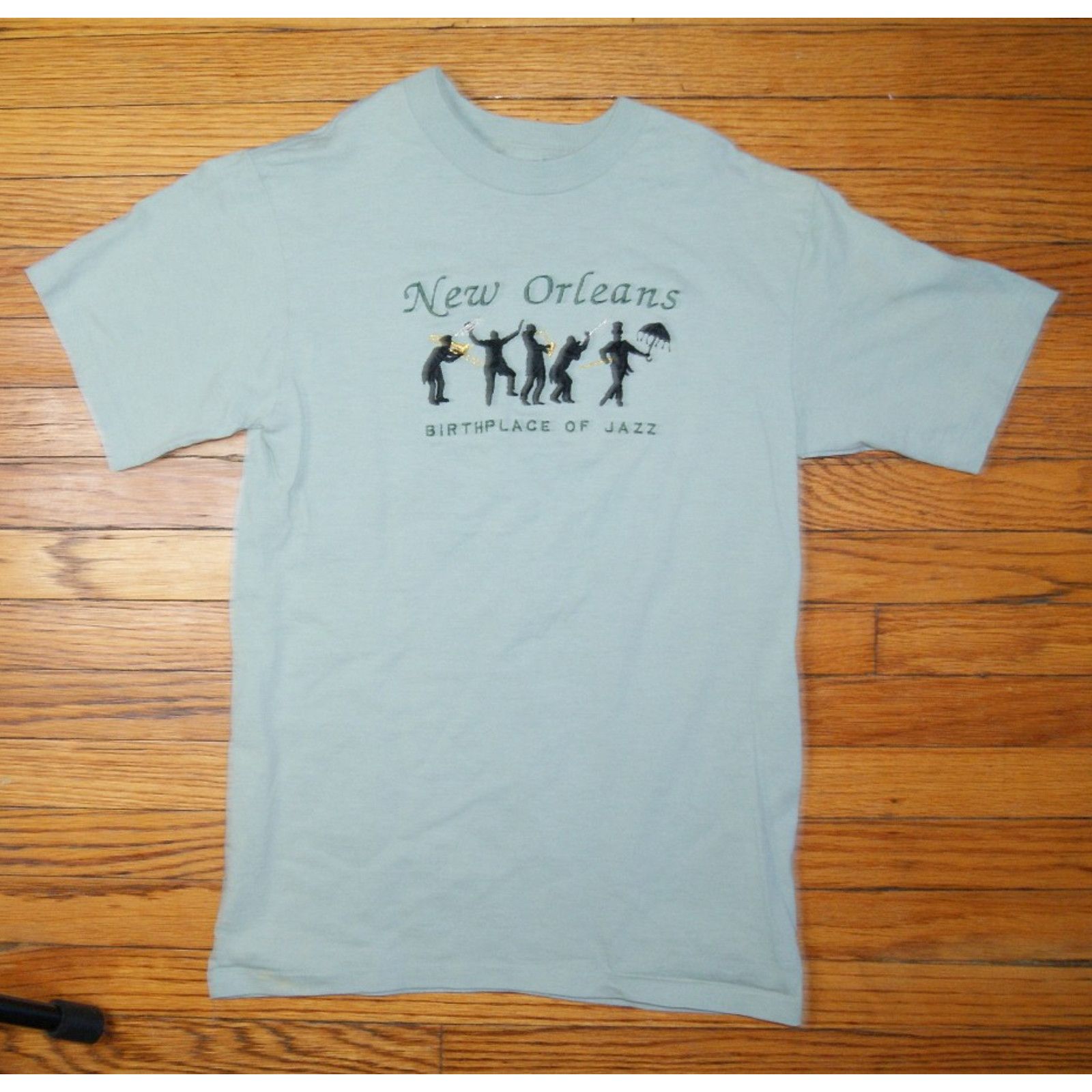 Anvil VTG New Orleans Birthplace of Jazz Embroidered S TShirt USA Size US S / EU 44-46 / 1 - 2 Thumbnail