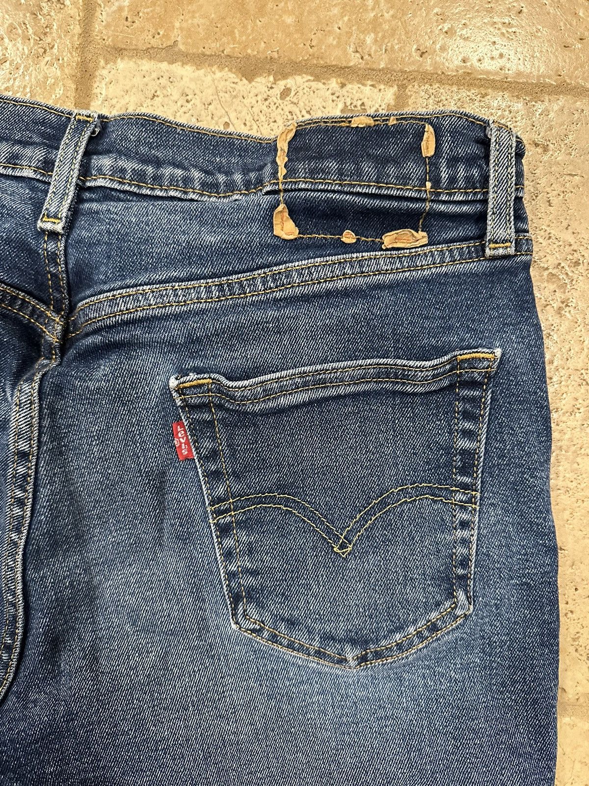 Levi's Levi’s Vintage Clothing Cut Jean Shorts Jorts Blue Denim Size US 32 / EU 48 - 5 Thumbnail