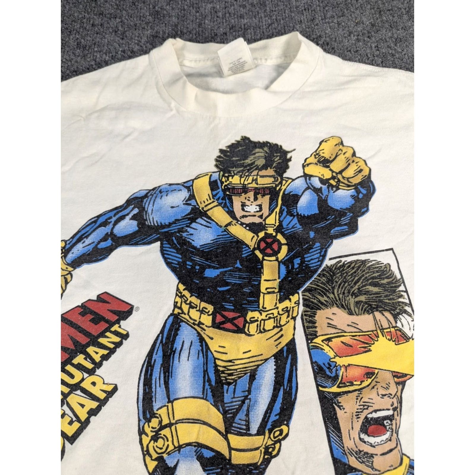 Vintage VINTAGE 1994 Marvel X-Men Cyclops Shirt Signal Artwear White Men's Small USA Size US S / EU 44-46 / 1 - 5 Thumbnail