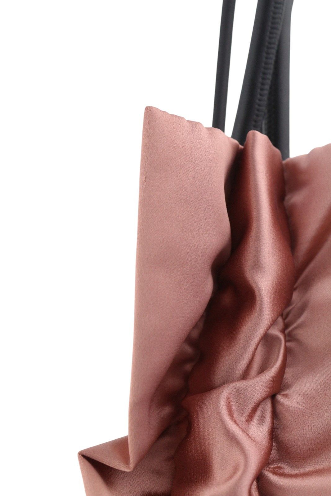 MAX&Co. OS Pink Satin Mini Shopper Magnetic Closure Bag 88816 Size ONE SIZE - 14 Thumbnail