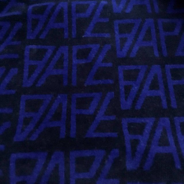Bape BAPE Logo Monogram Velour Shark Full Zip Hoodie APE XXL 2XL Size US XXL / EU 58 / 5 - 2 Thumbnail