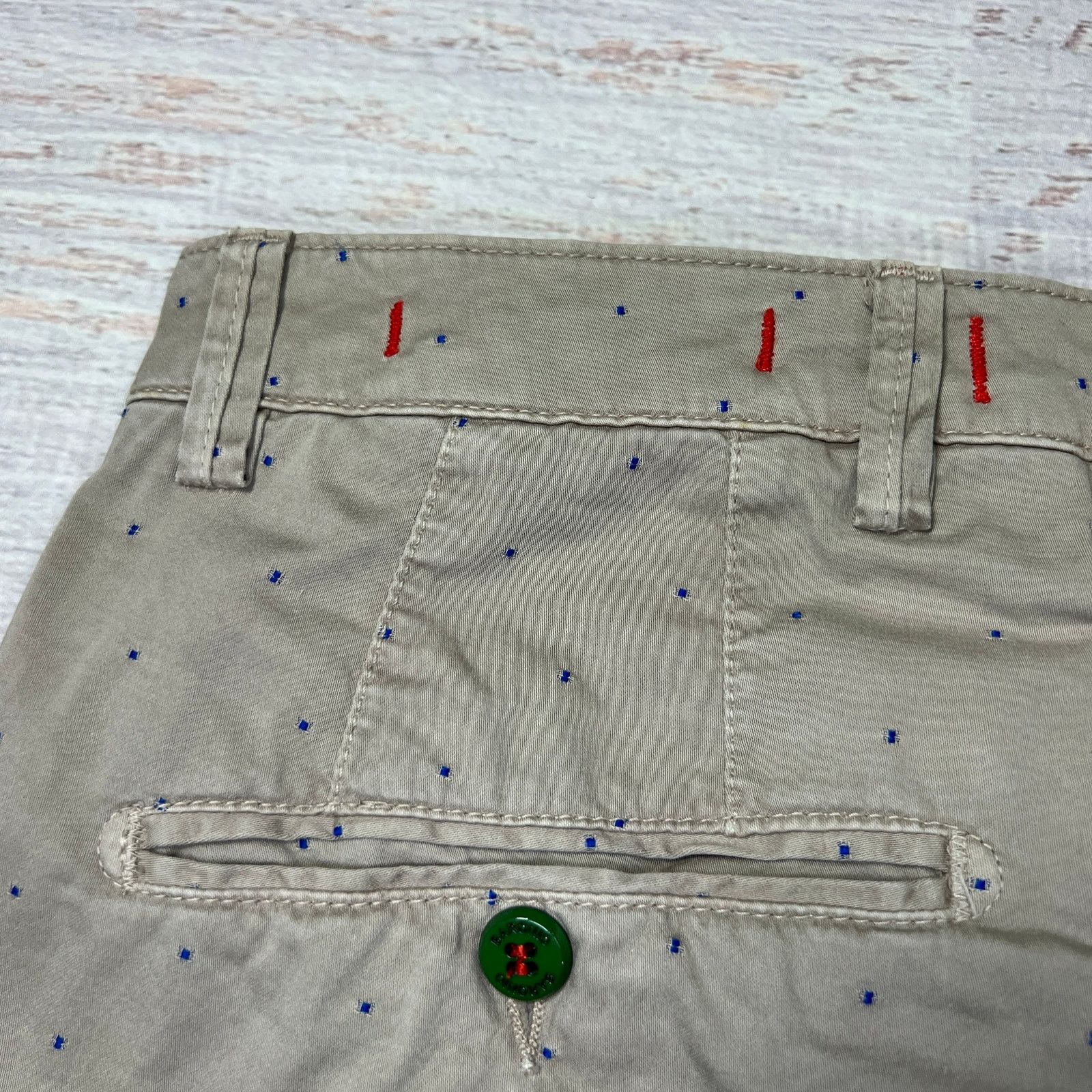 Other Baronio Sportive Slim Chino Khaki Micro Dot Size 30x28 Size US 30 / EU 46 - 13 Thumbnail