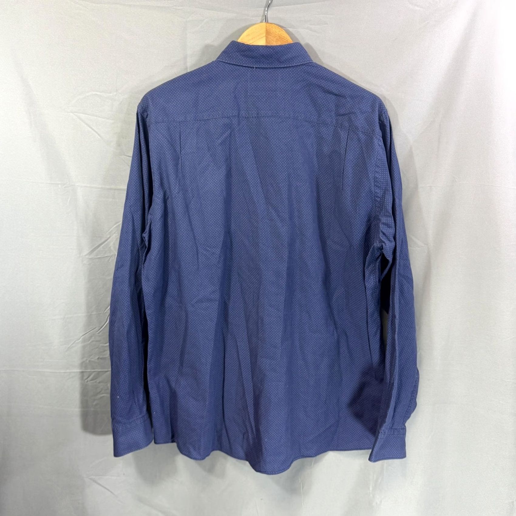 Rodd & Gunn Rodd & Gunn Shirt Mens XL Blue Geometric Button-Down Dress Shirt Sports Fit Size 46R - 2 Thumbnail