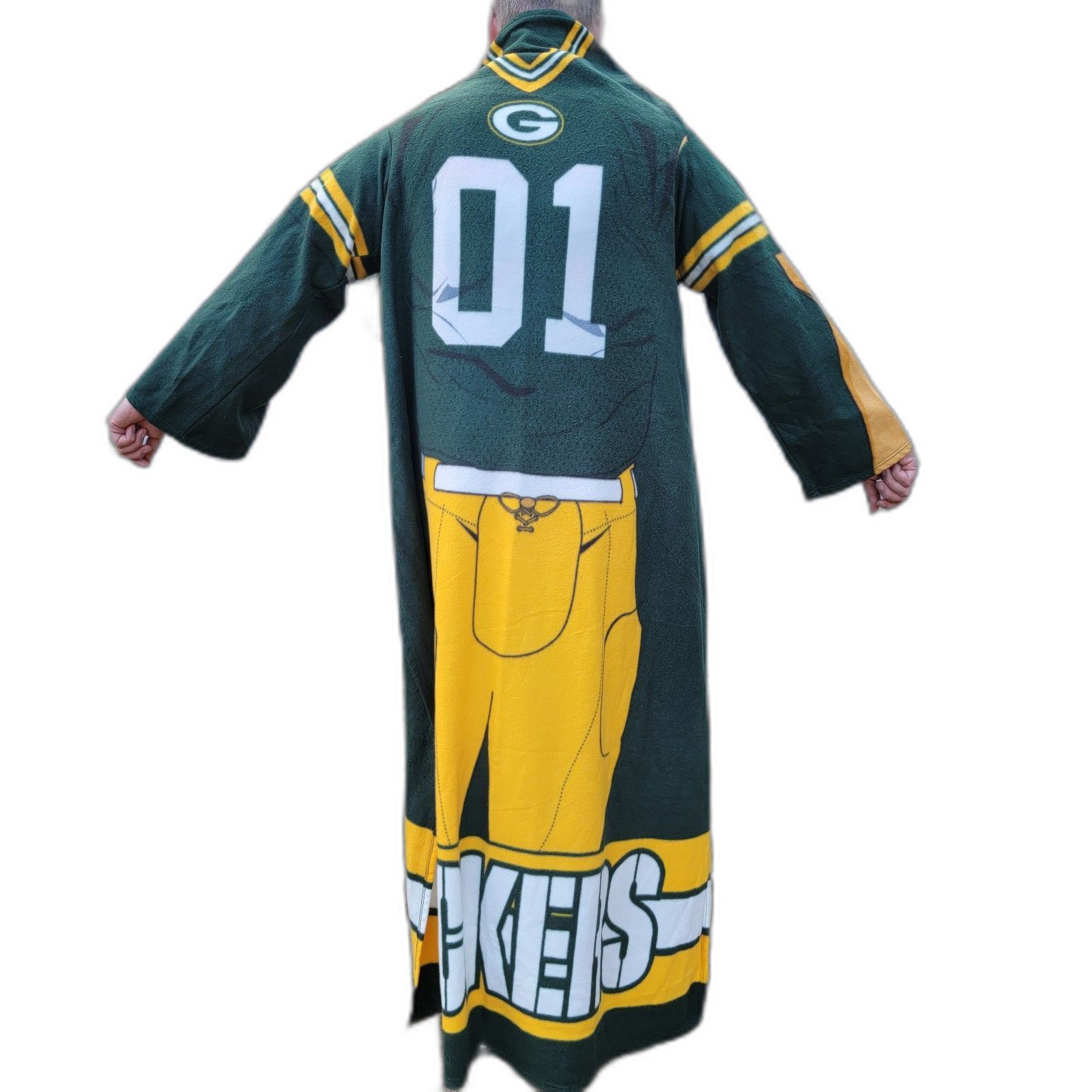 Other Northwest Legit Green Bay Packers Wearable Fleece Throw Size ONE SIZE - 3 Thumbnail