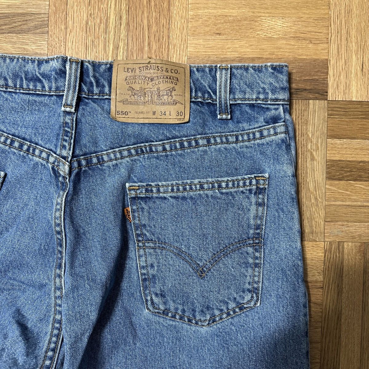 Levi's Vintage Levi’s 550 Orange Tab jeans Size US 34 / EU 50 - 3 Thumbnail