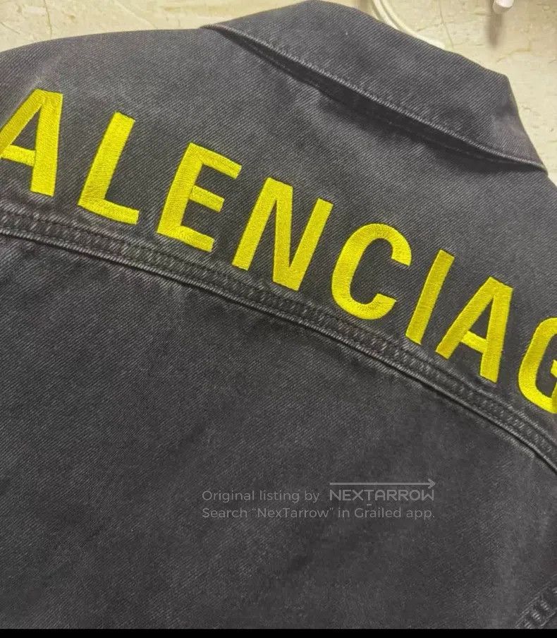 Balenciaga Balenciaga Back logo denim jacket Size XS / US 0-2 / IT 36-38 - 6 Thumbnail