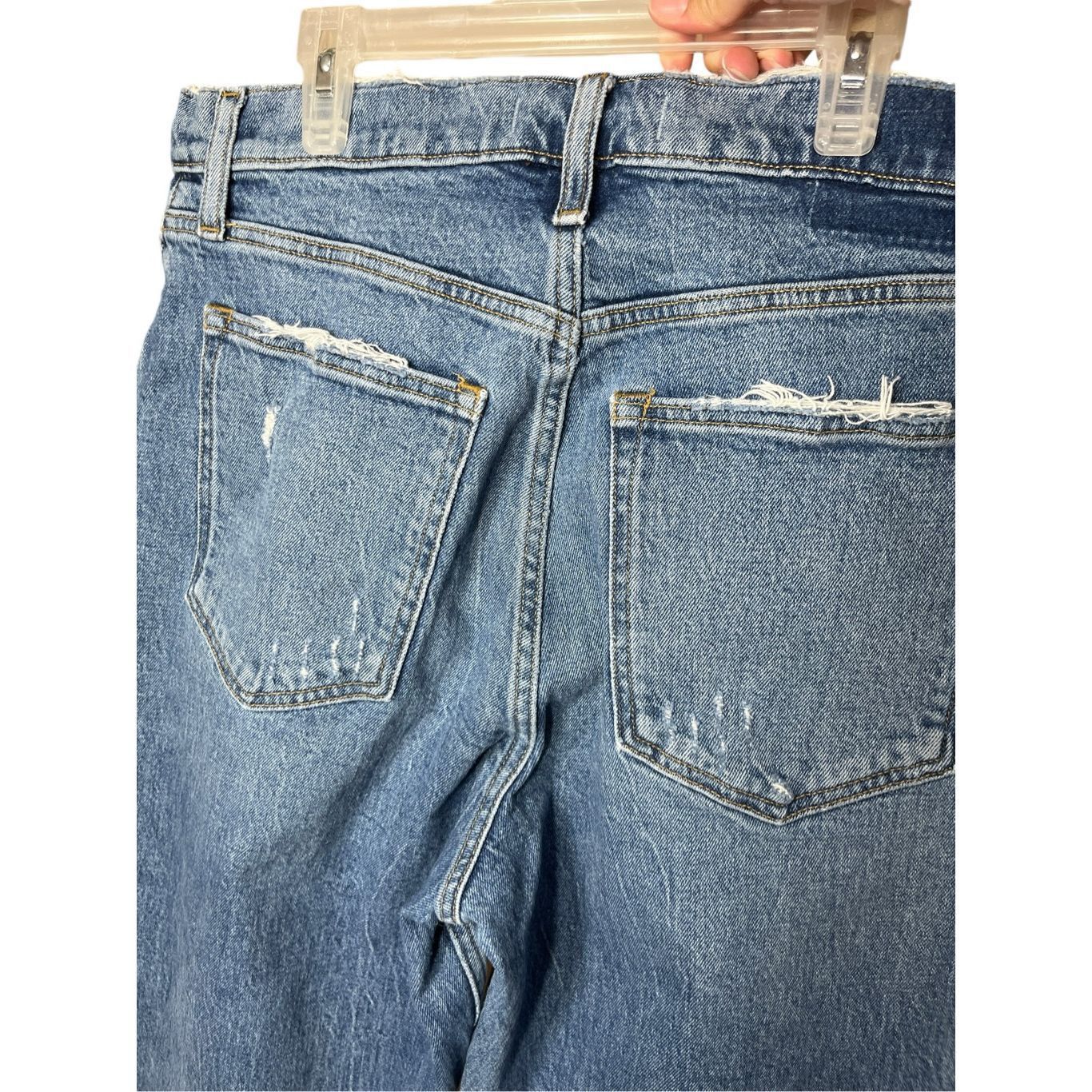 Abercrombie & Fitch Abercrombie & Fitch Curve Love Ultra High Rise 90s Straight Size 36" / US 14 / IT 50 - 9 Thumbnail