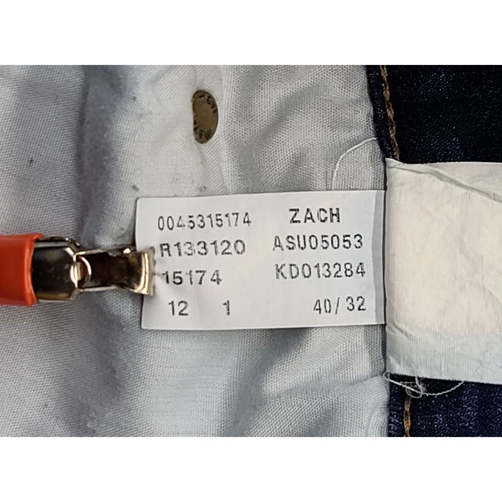 Vintage Mavi Jeans Mens 40x32 Zach Regular Fit Straight Leg Stretch Comfort Denim Blue 5-Pocket City College Preppy Mens Regular Jeans Size US 40 / EU 56 - 3 Thumbnail