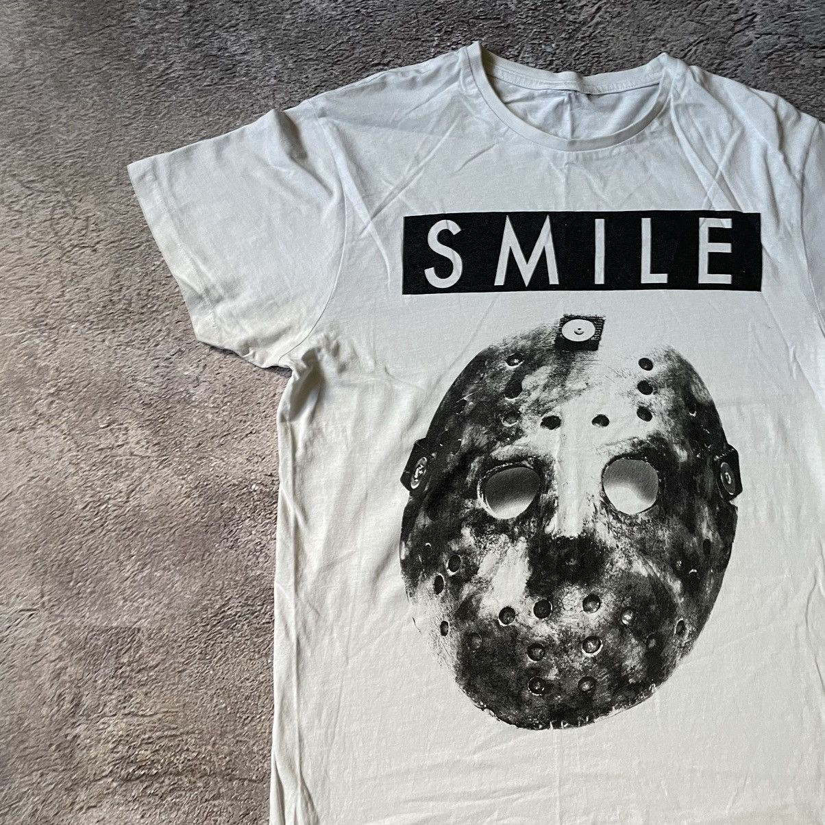 Vintage Vintage Y2K Goth Graphic Tee Jason Horror Moon Print Slim M Size US M / EU 48-50 / 2 - 4 Thumbnail