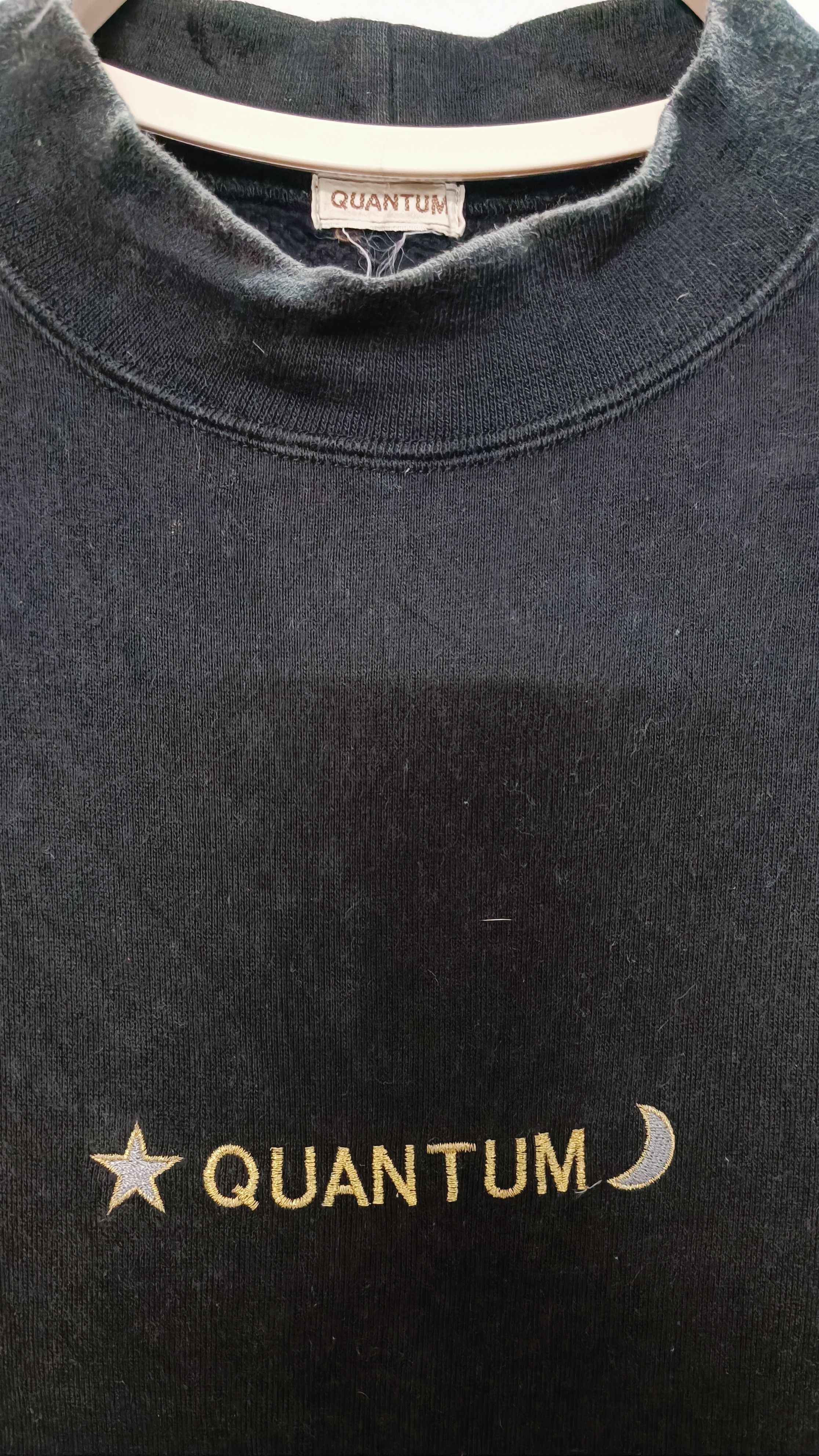 Japanese Brand × Vintage Quantum Black Sweatshirts Vintage Look Size L / US 10 / IT 46 - 4 Thumbnail