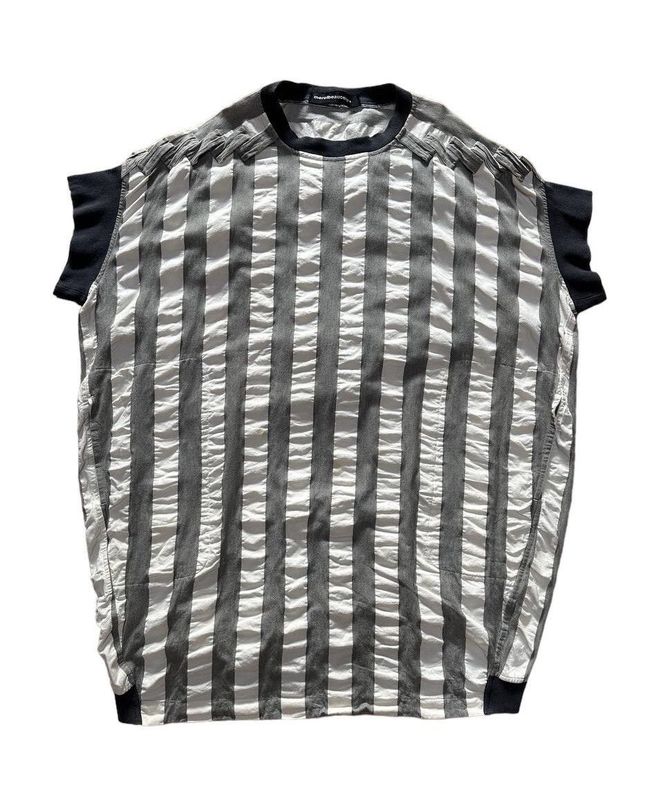 Issey Miyake × Japanese Brand × mercibeaucoup Mercibeaucoup Stripes Shirt Size US XXL / EU 58 / 5 - 2 Thumbnail