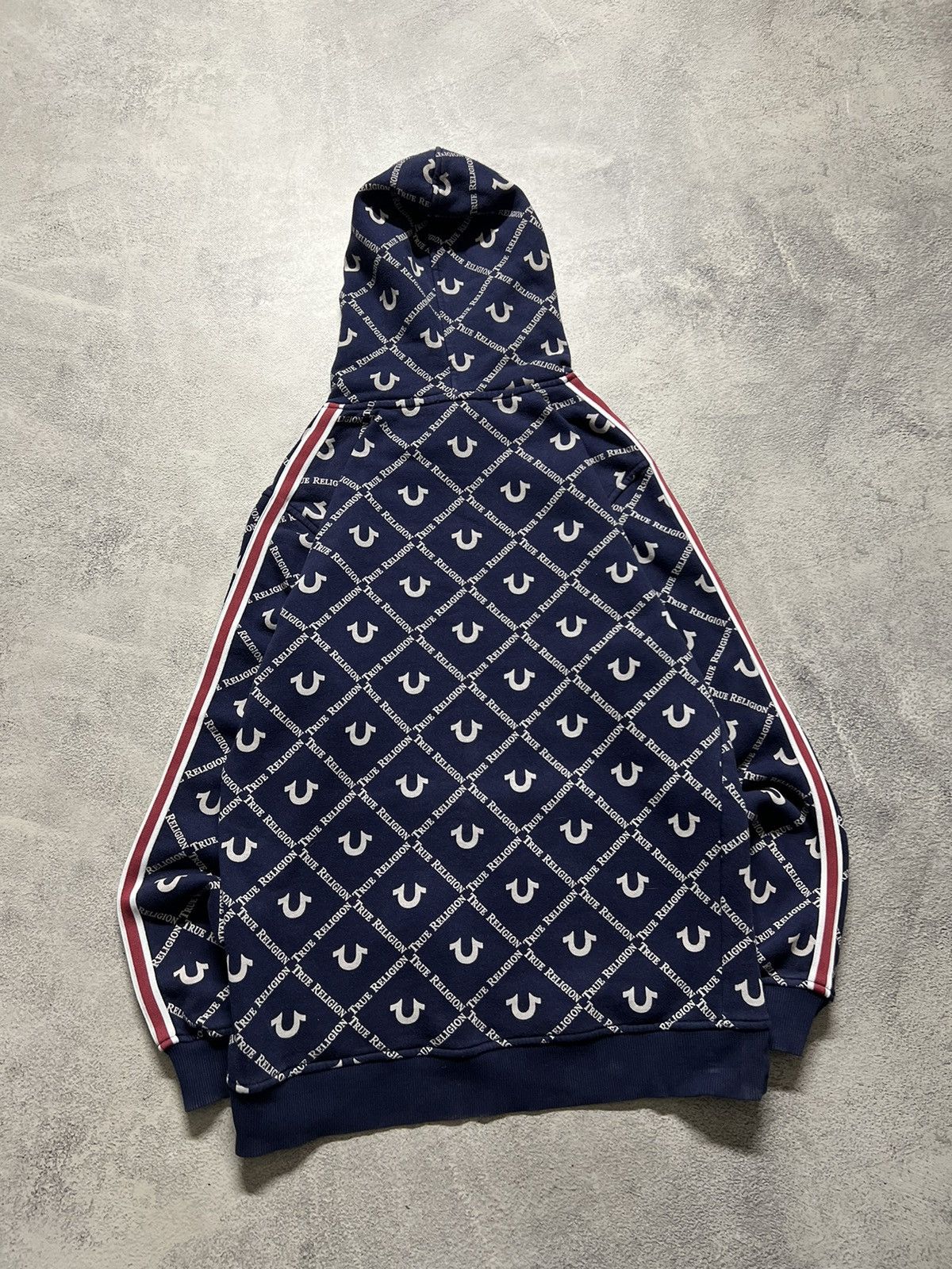 True Religion Vintage Y2K True Religion All Over Print Hoodie 00’s Size US M / EU 48-50 / 2 - 8 Thumbnail