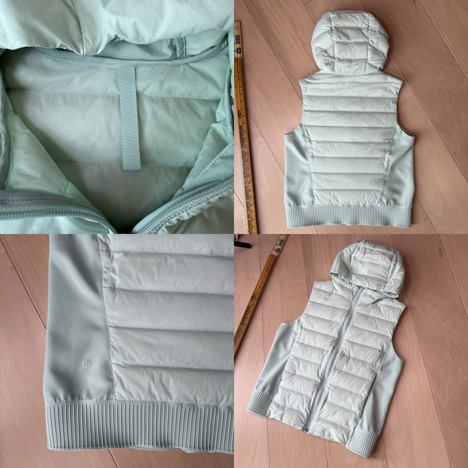 Lululemon Lululemon Down and Around Vest Women's 6 Green Insulated Outerwear Puffer Jacket Sleeveless Mid-Length Zip Full Zip Regular Fit Size M / US 6-8 / IT 42-44 - 8 Thumbnail