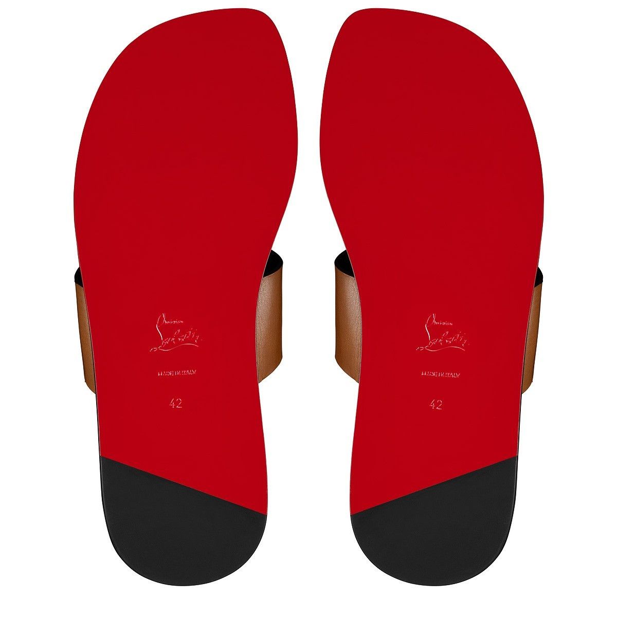 Christian Louboutin o1bcso1str0825 Loubi Be in Brown/Black Size US 10 / EU 43 - 5 Thumbnail