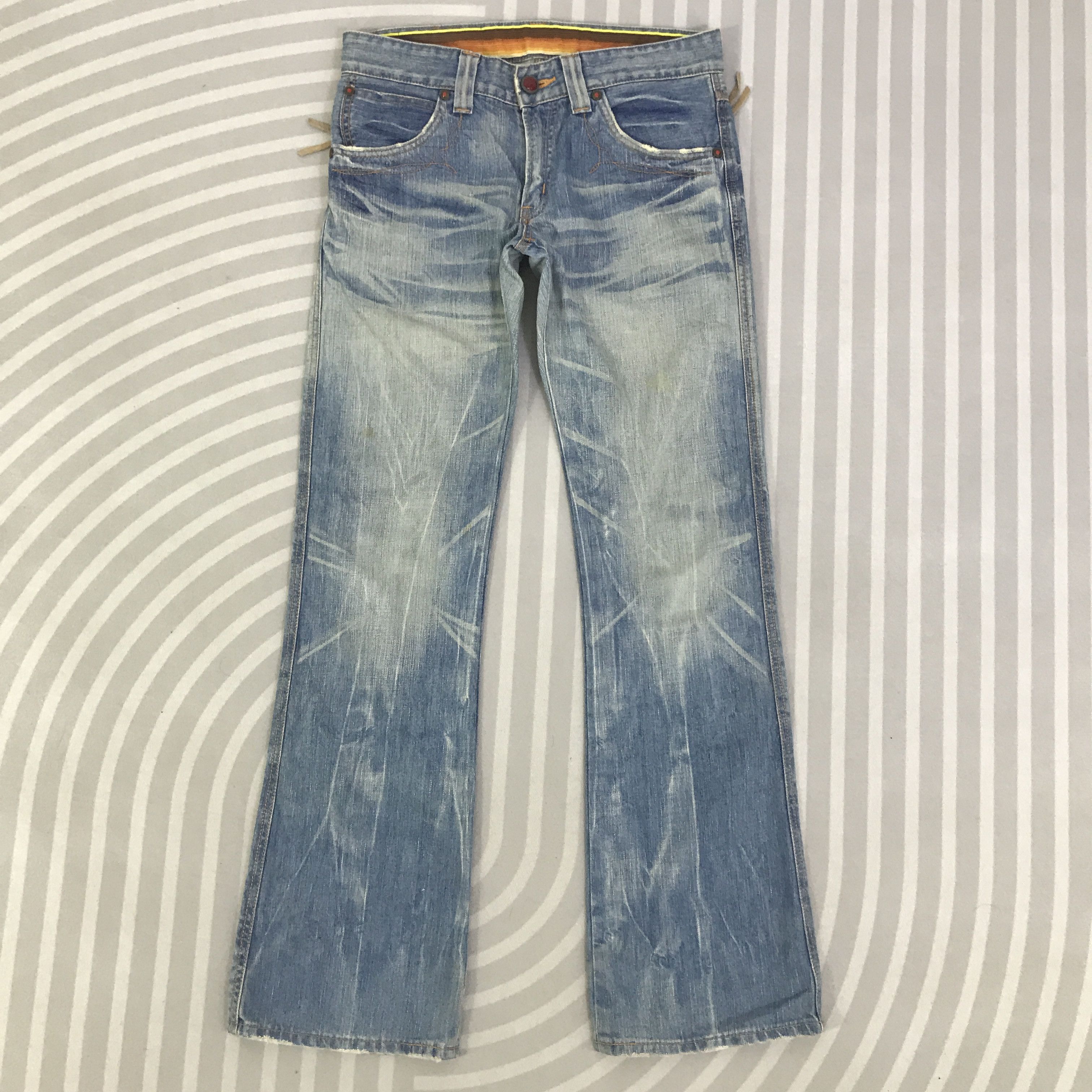 Edwin Vintage Edwin Blue Trip Bootcut Denim Jeans pants K130B1 Size US 30 / EU 46 - 1 Thumbnail