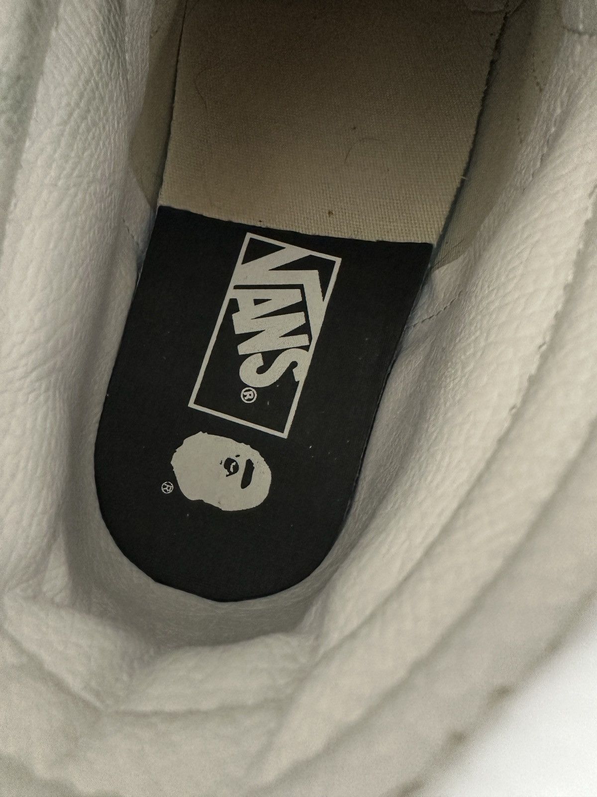 Bape × Vans BAPE VANS SK-8 HI BLACK SIZE 9.5 Size US 9.5 / EU 42-43 - 12 Thumbnail