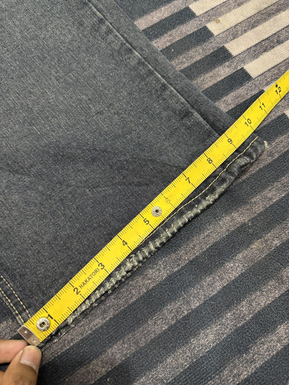 Yohji Yamamoto Y2K HAND MADE MARTIN BEGGIE DENIM PANTS Size US 31 - 14 Thumbnail