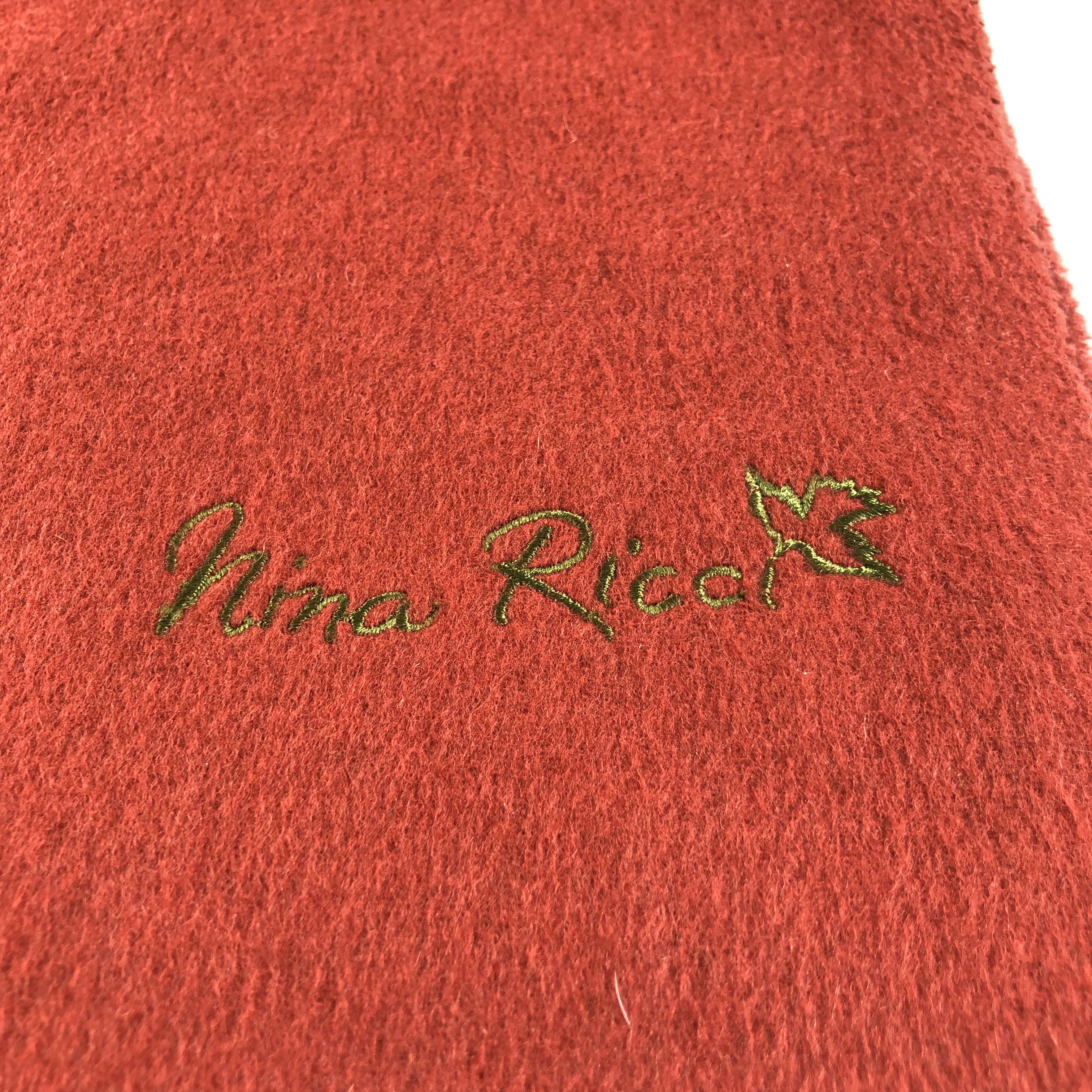 Nina Ricci Nina Ricci Plain Wool Scarf Muffler V1461 Size ONE SIZE - 4 Thumbnail