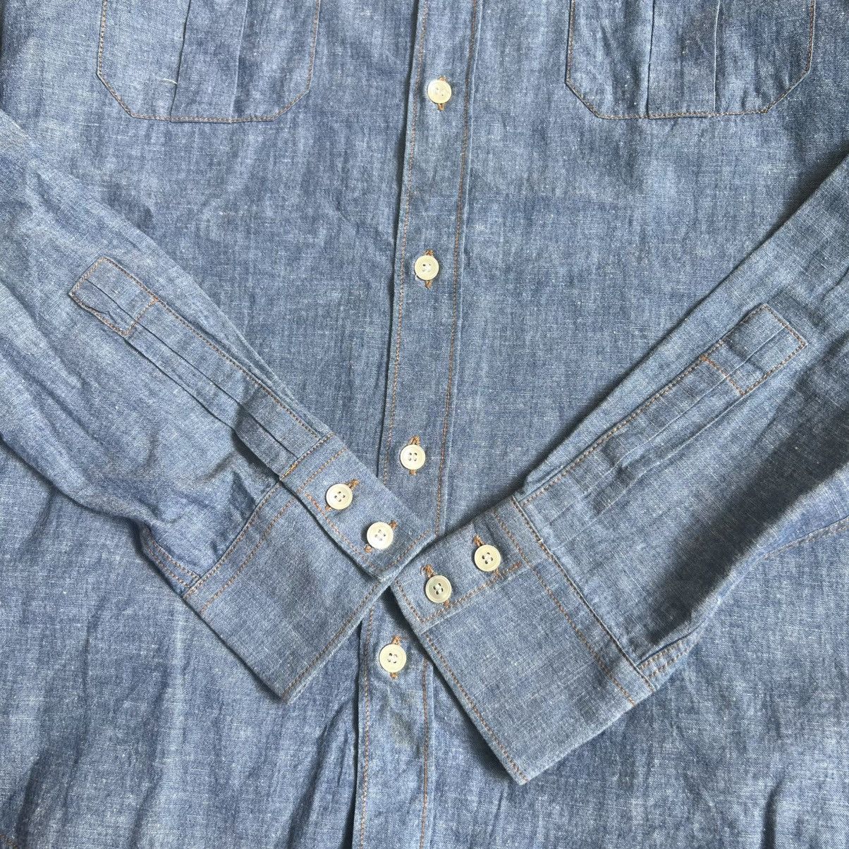 Saint Laurent Paris Saint Lurent Paris Long Sleeve Button up Shirt Size US M / EU 48-50 / 2 - 4 Thumbnail