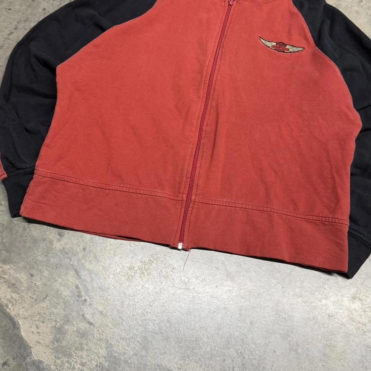 Harley Davidson × Vintage Vintage Y2K Harley Davidson Zip Up Hoodie Size US S / EU 44-46 / 1 - 3 Thumbnail