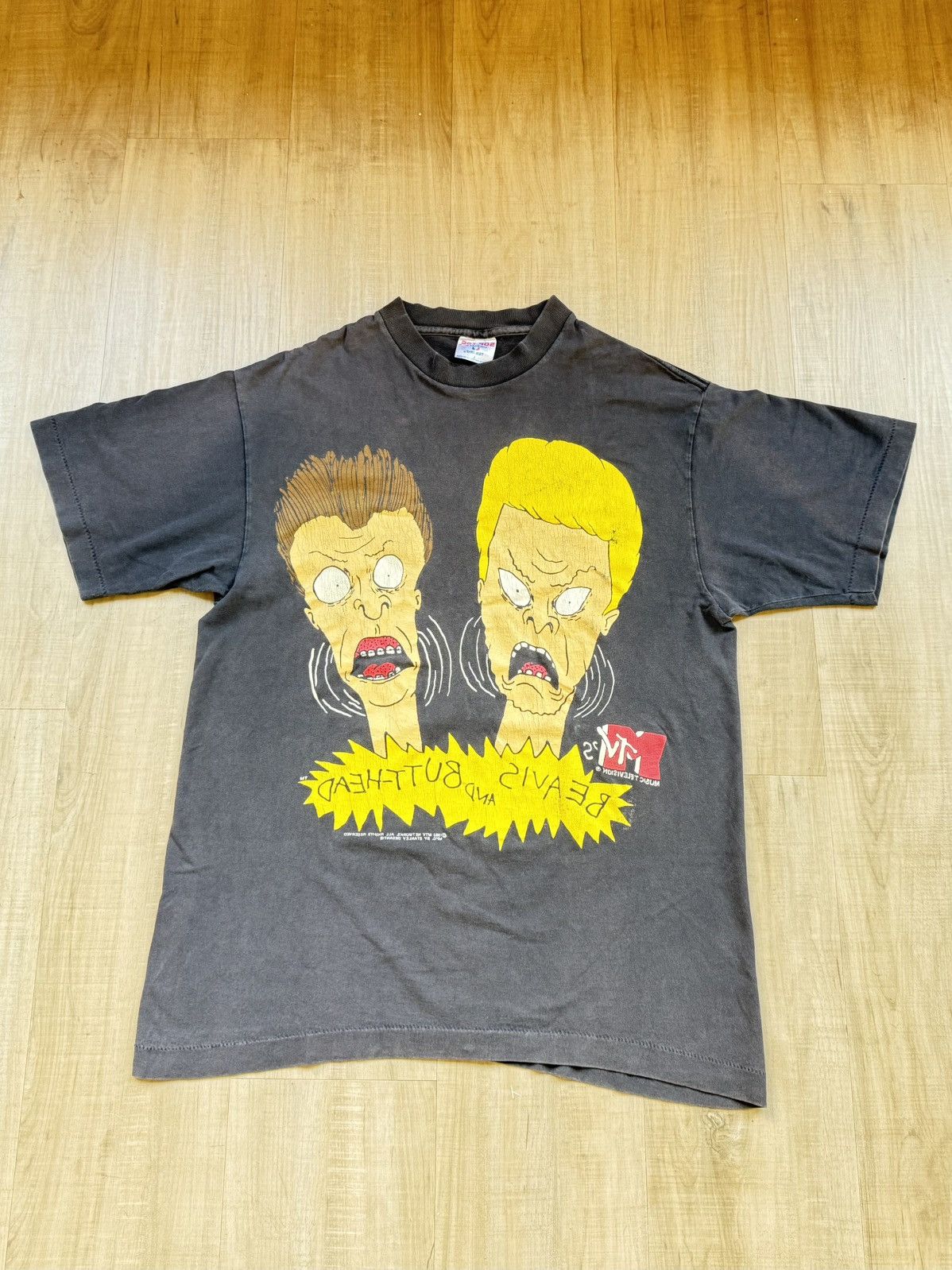 Vintage Rare 90's MTV Beavis and Butt-head Size US L / EU 52-54 / 3 - 1 Thumbnail