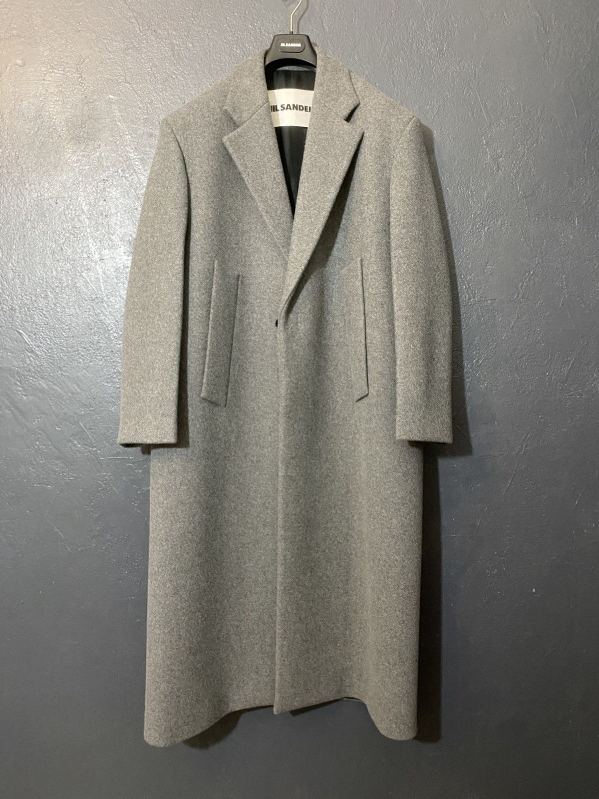 Jil Sander Cappotto raw edge felt Size US M / EU 48-50 / 2 - 1 Thumbnail