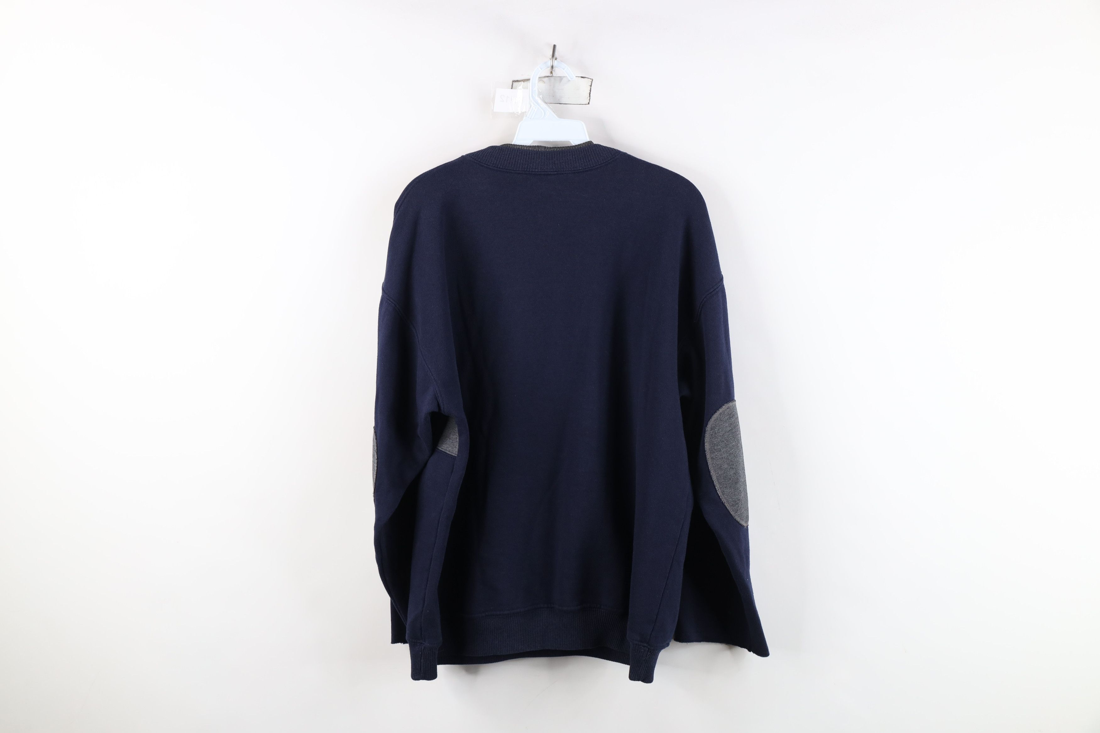 Vintage Vintage 90s Streetwear Block Elbow Patch Cut Off Sweatshirt Size US M / EU 48-50 / 2 - 13 Thumbnail