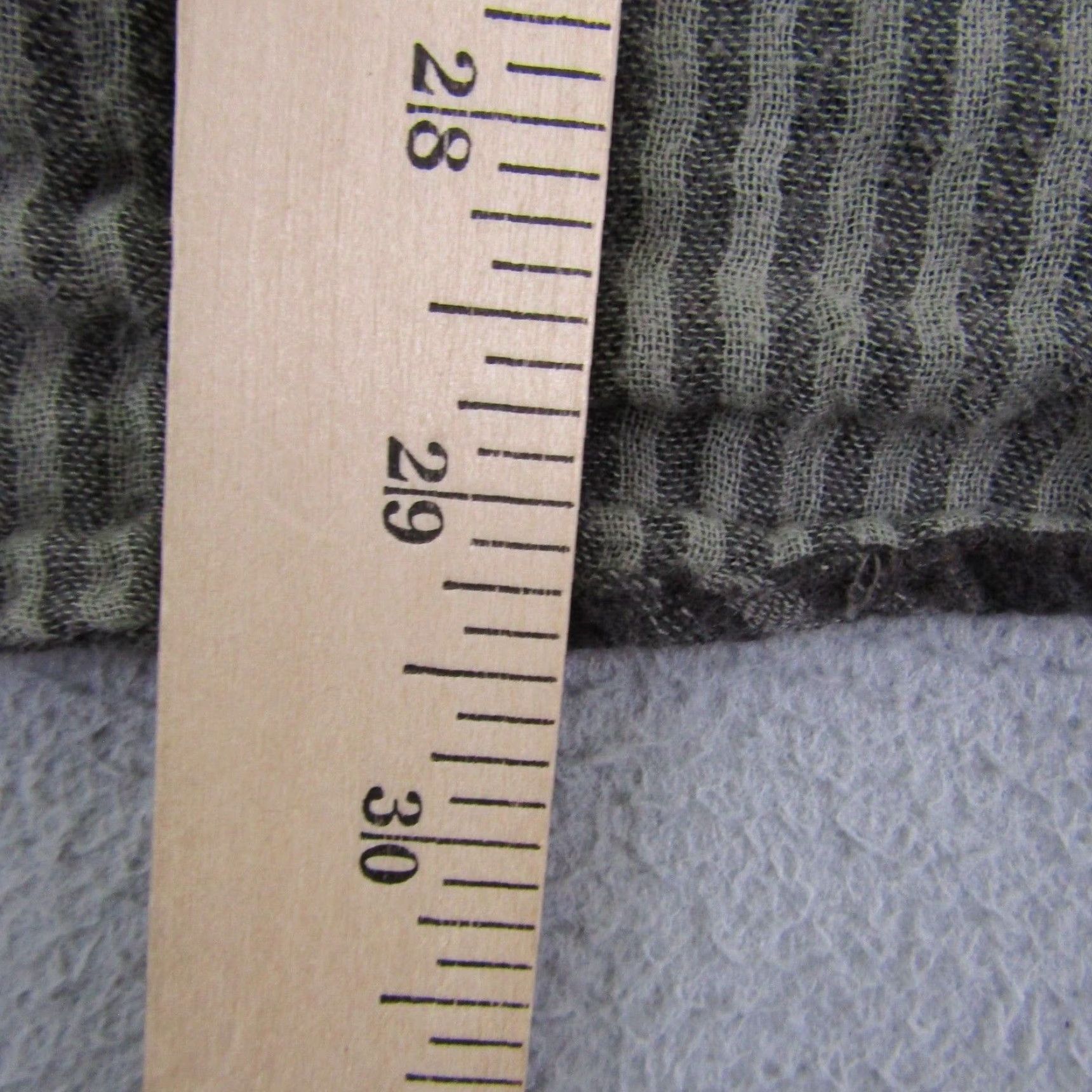 Carbon2Cobalt Carbon 2 Cobalt Mens Large Gray Striped Flannel Button Up Shirt Size US L / EU 52-54 / 3 - 6 Thumbnail