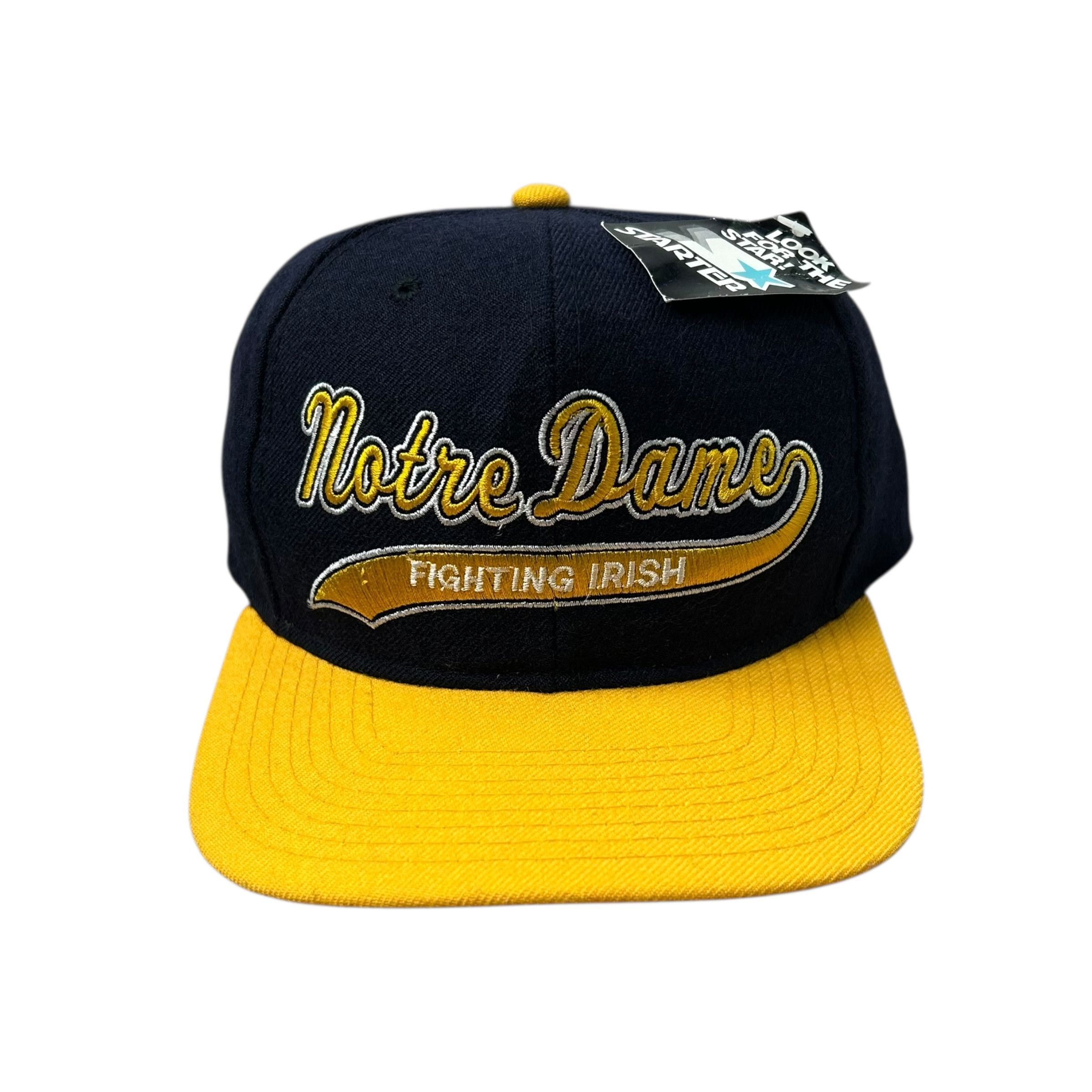 NCAA VTG NOTRE DAME FIGHTING IRISH STARTER SCRIPT LOGO SNAPBACK Size ONE SIZE - 1 Thumbnail
