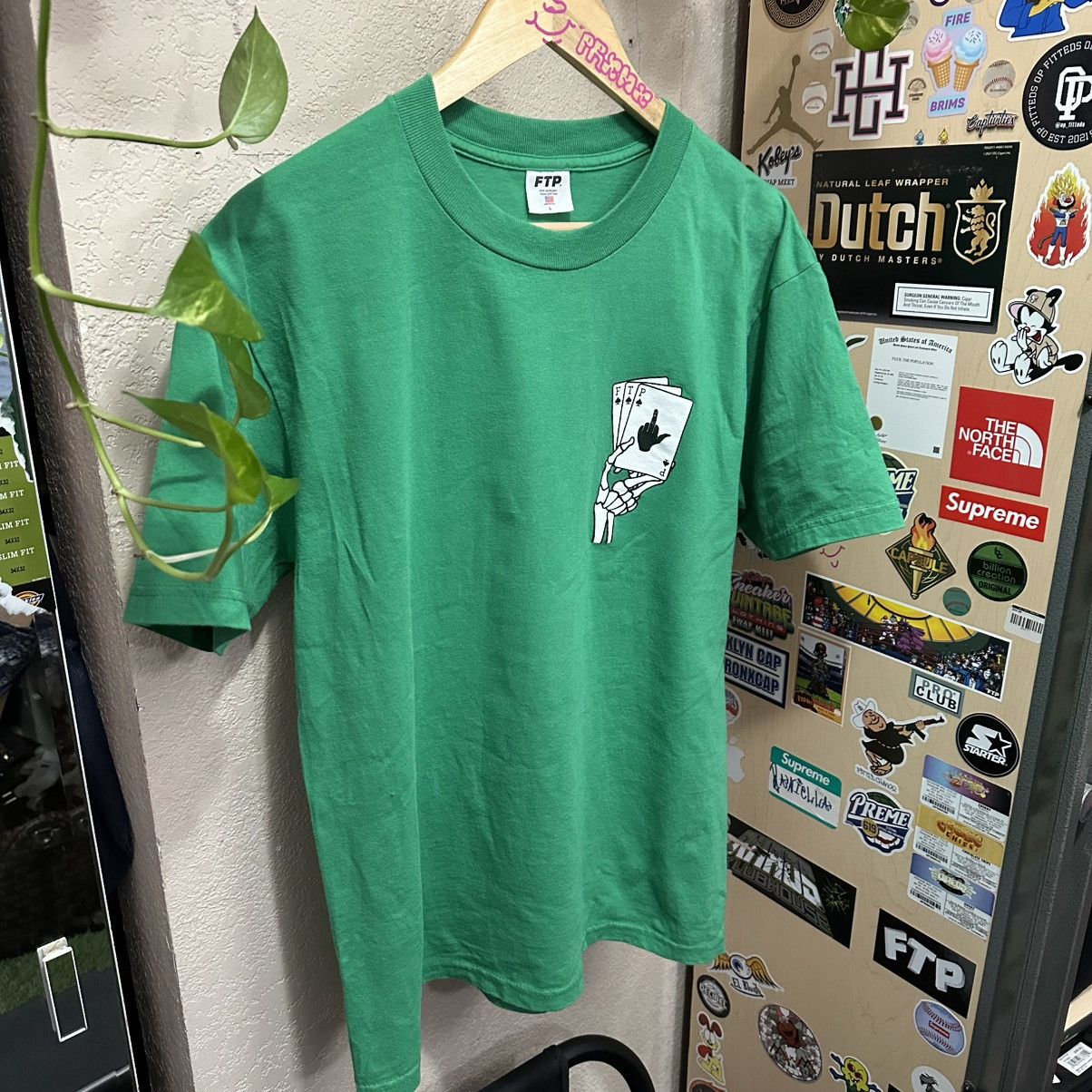 Fuck The Population FTP poker tee green L Size US L / EU 52-54 / 3 - 1 Thumbnail