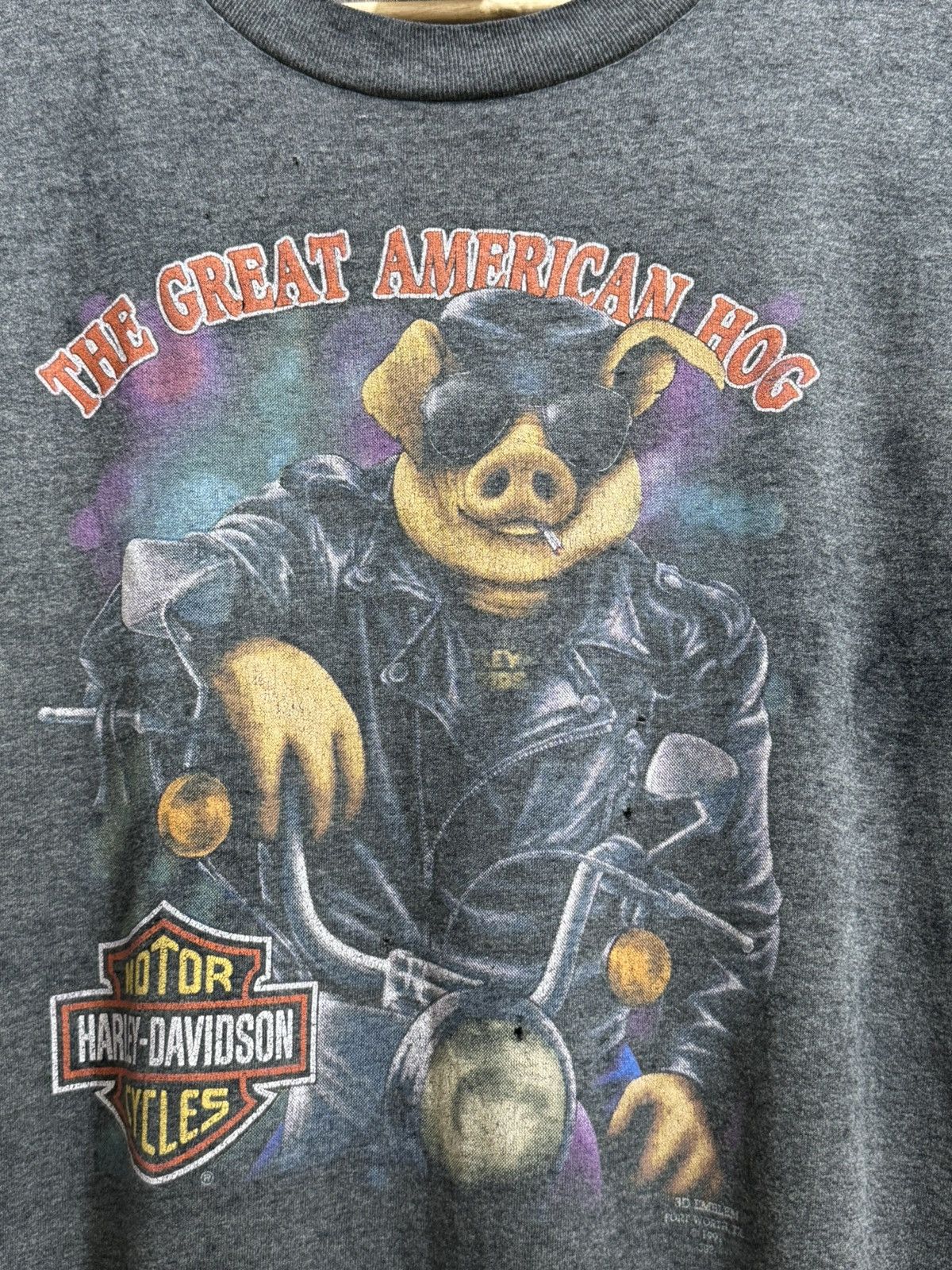 Harley Davidson Vintage harley davidson 1991 3D “The great american hog” Size US L / EU 52-54 / 3 - 5 Thumbnail