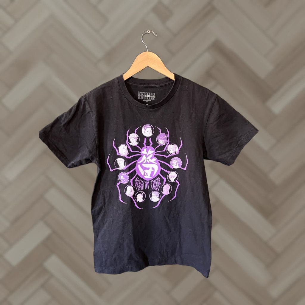 Hunter Hunter Hunter Mens Black Short Sleeve Anime Spider Graphic Shirt M Size US M / EU 48-50 / 2 - 1 Thumbnail