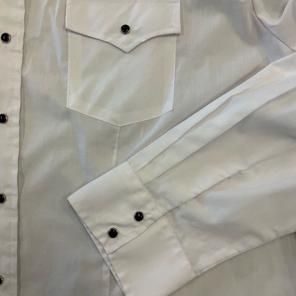 Western Rise CUMBERLAND OUTFITTERS White Western Yoke Rodeo Black Pearl Size US XXL / EU 58 / 5 - 6 Thumbnail