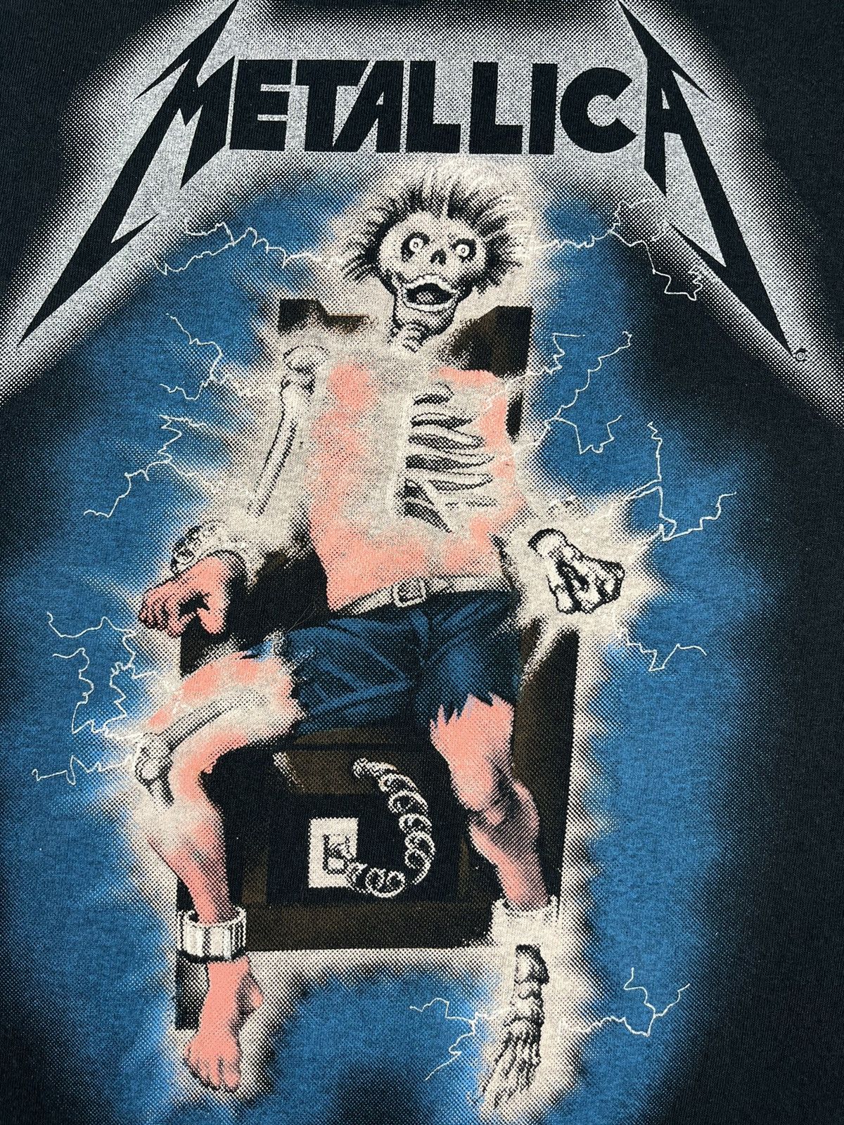 Band Tees Vintage Metallica Ride The Lightning rock band tee 90's Size US S / EU 44-46 / 1 - 7 Thumbnail