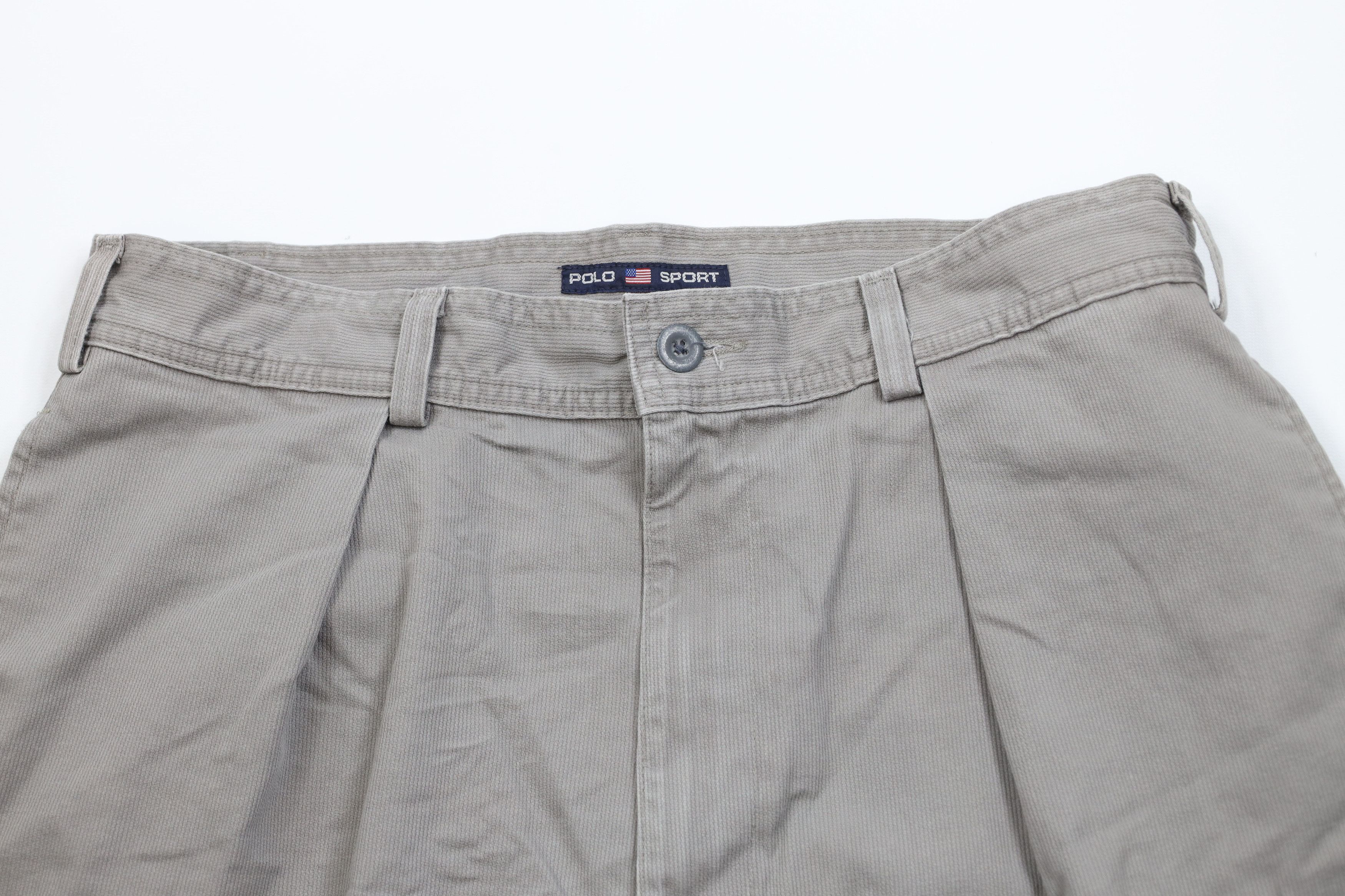 Ralph Lauren Vintage 90s Polo Sport Ralph Lauren Sportsman Cargo Shorts Size US 34 / EU 50 - 2 Thumbnail