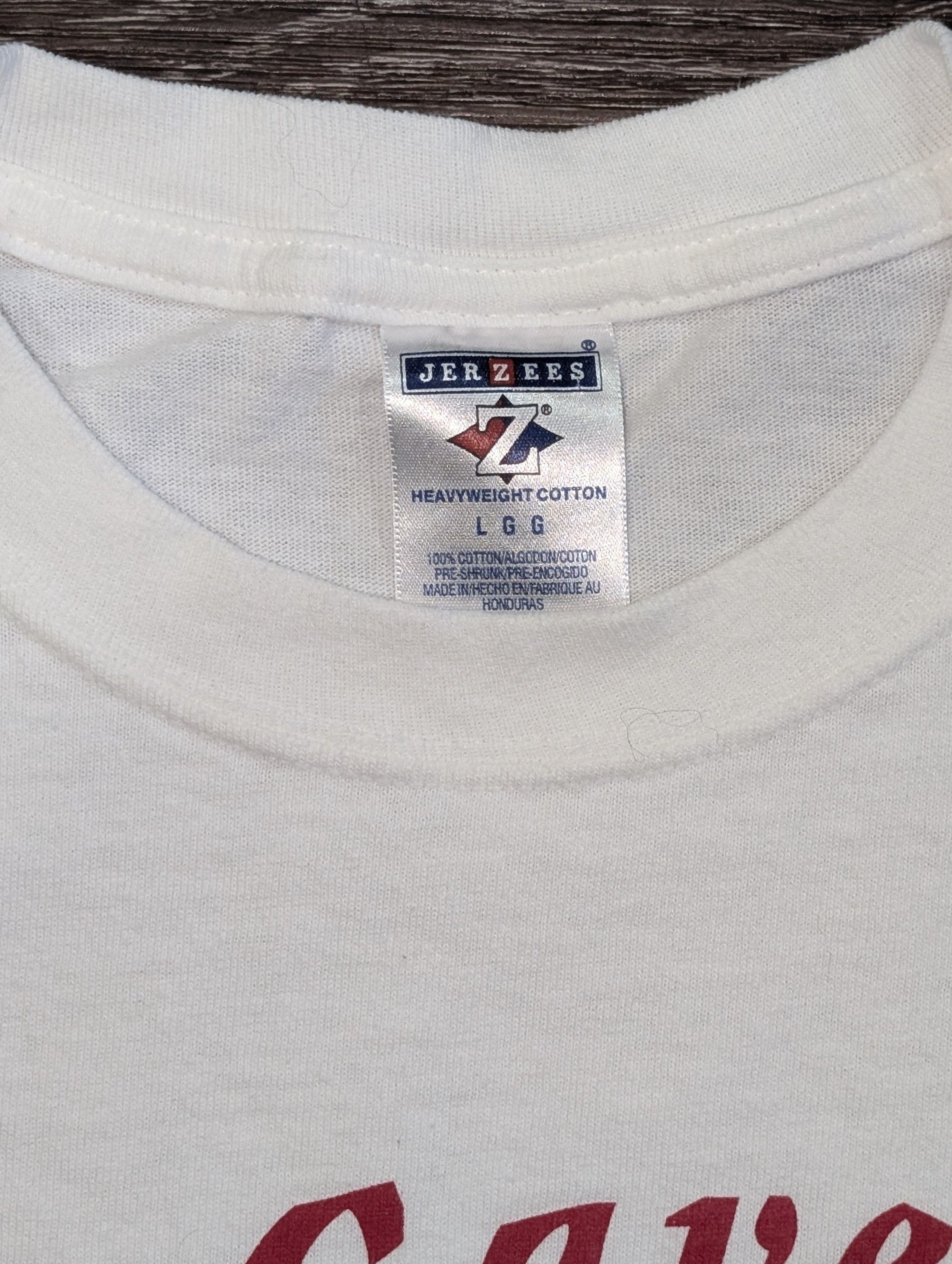 Jerzees × Vintage Vintage Defending the Caveman comedy Las Vegas t-shirt Size US L / EU 52-54 / 3 - 3 Thumbnail