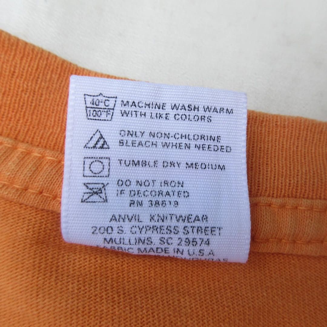 Japanese Brand × Vintage Tokyo Yankees Boy Bosozoku Tshirt Orange Vintage Red Anvil Size US M / EU 48-50 / 2 - 9 Thumbnail