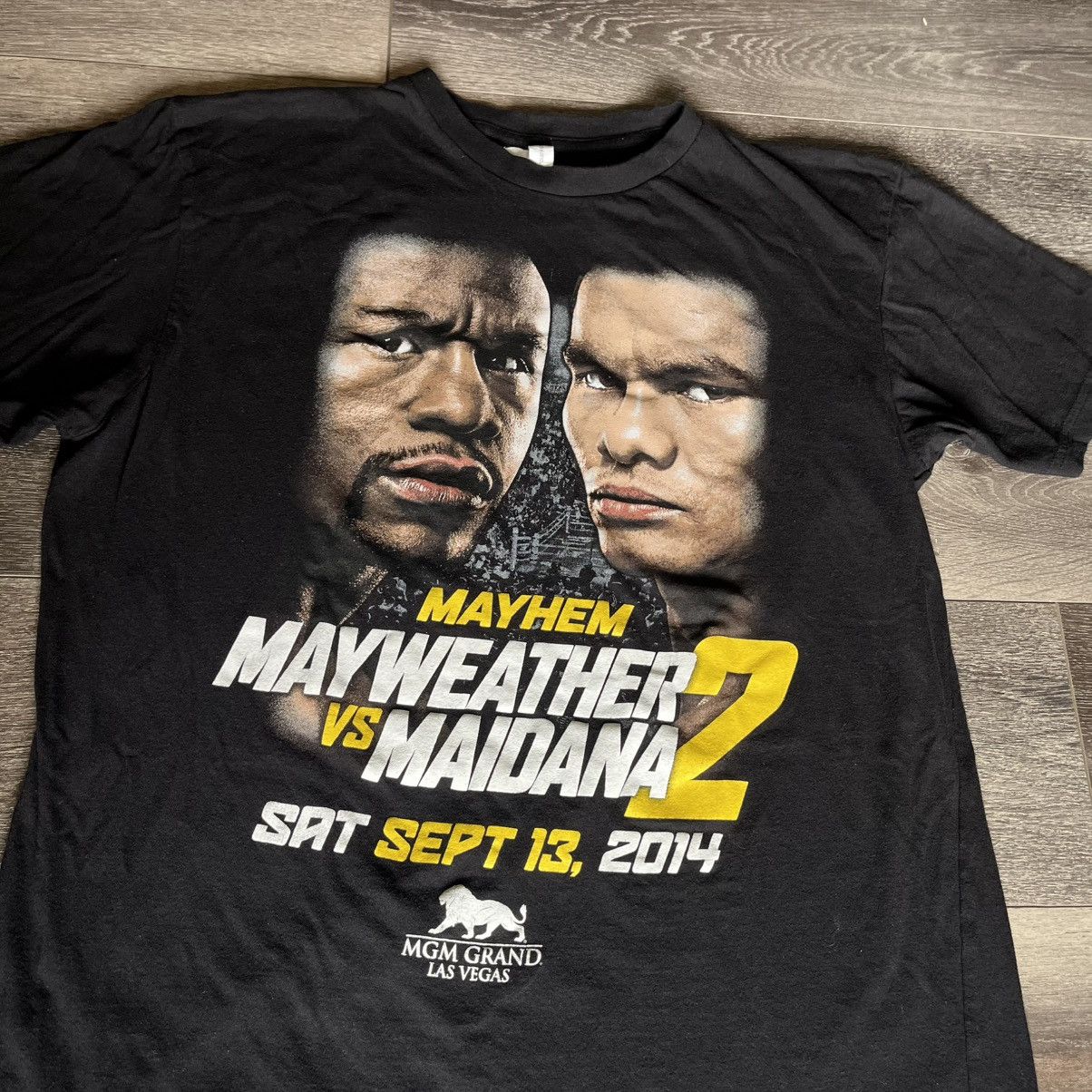 Vintage Vintage Floyd Mayweather vs Marcos Maidana Boxing Fight Tee Size US L / EU 52-54 / 3 - 3 Thumbnail