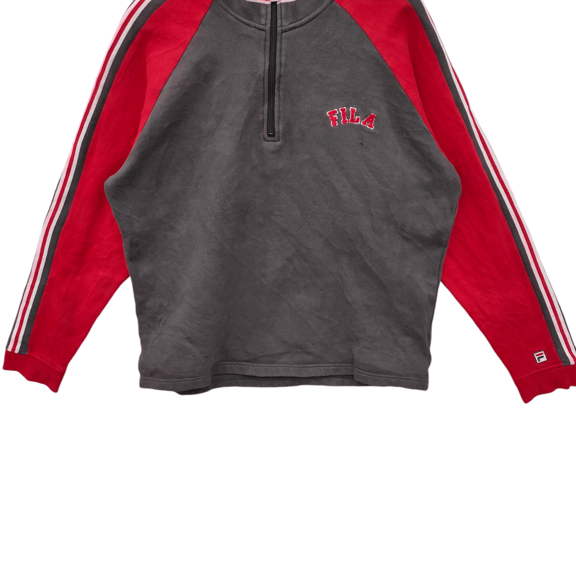 Fila Y2K Fila Quarter Zip Sweater Medium Vintage l Size US M / EU 48-50 / 2 - 5 Thumbnail