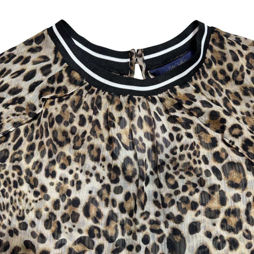Other Rachel Rachel Roy Sheer Leopard Print Blouse Size 12 Size XL / US 12-14 / IT 48-50 - 8 Thumbnail