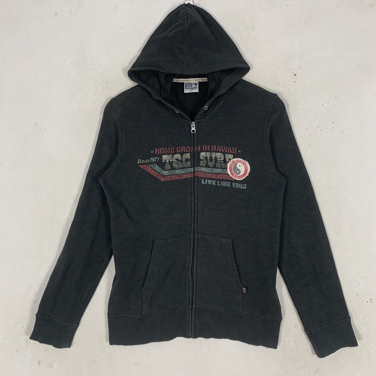 Japanese Brand Vintage Town And Country T&C Surf Designs Streetwear Hoodie Size S / US 4 / IT 40 - 2 Thumbnail