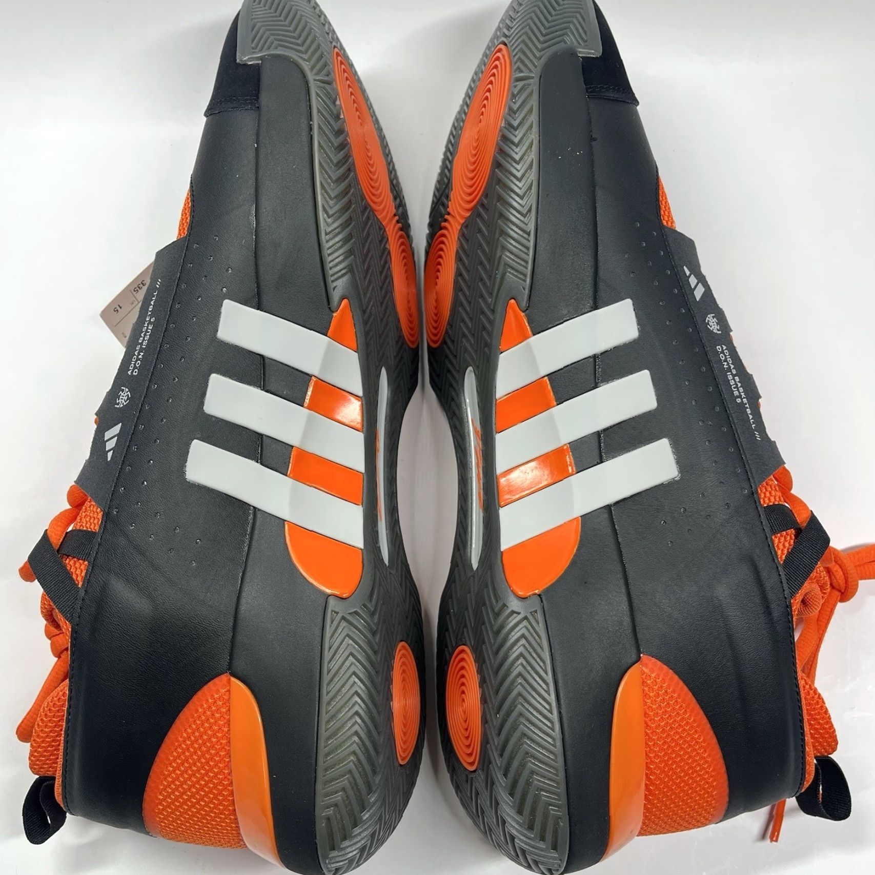 Adidas Adidas D.O.N. Issue 5 Men’s Size 16 Black Orange Basketball Sneakers IE7941 New Size US 15 / EU 48 - 5 Thumbnail