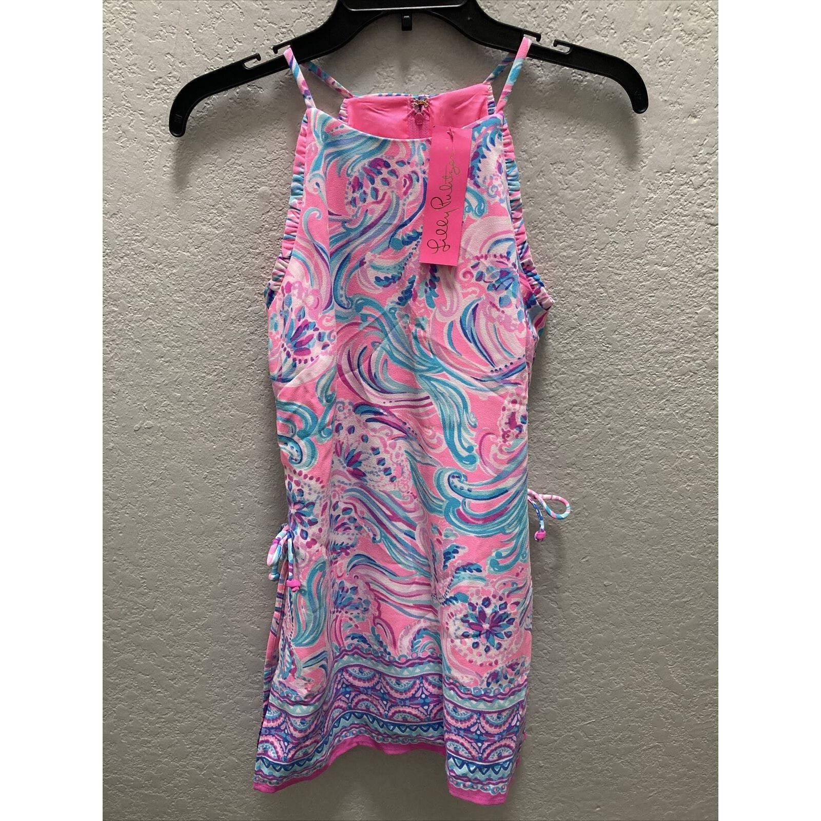 image of Lilly Pulitzer Pearl Romper Don’T Be Jelly Pink Size 00 Pink, Women's