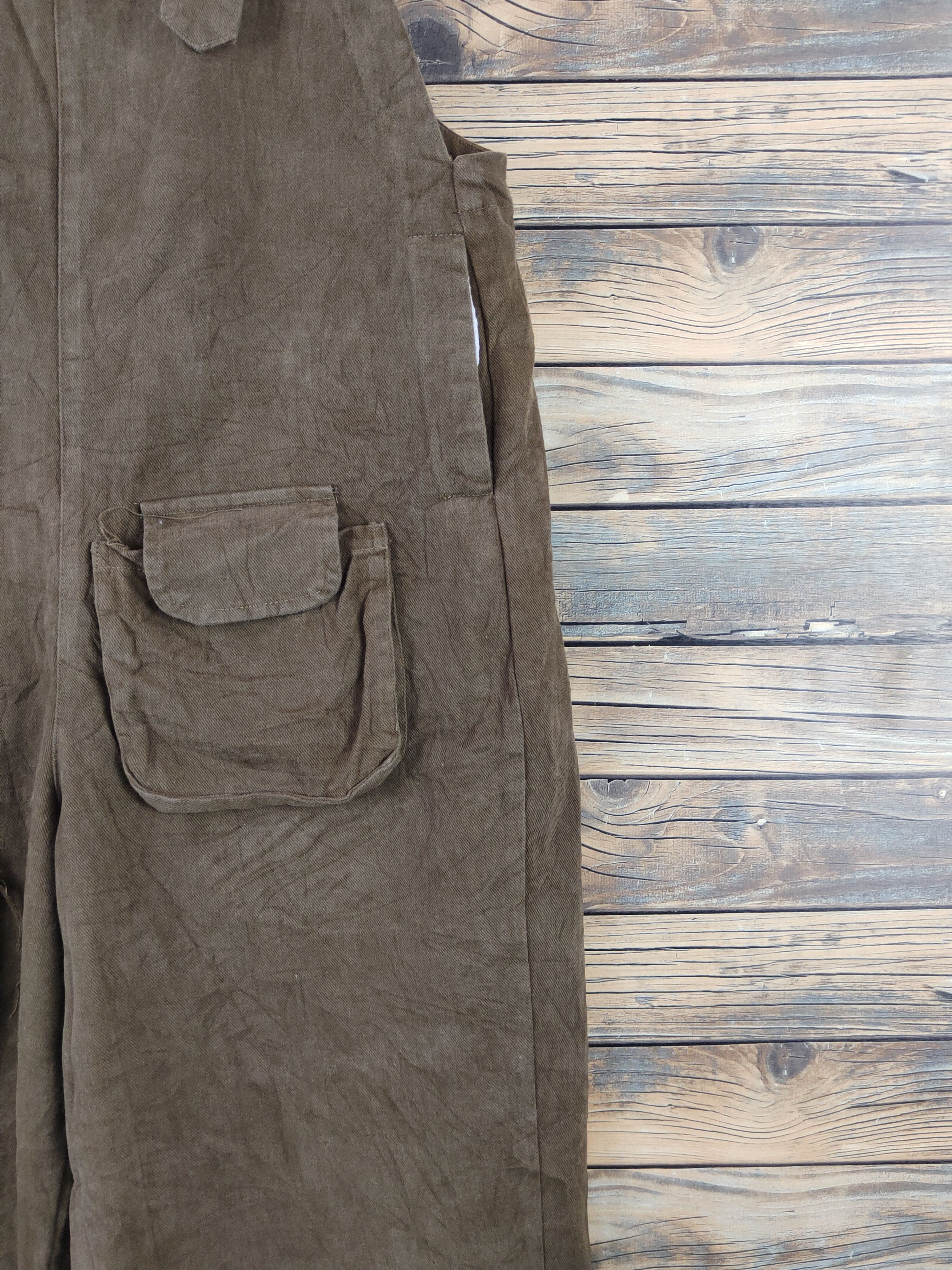 Other Japanese Brand Brown Overall Jumpsuits Size 38" / US 16 / IT 52 - 8 Thumbnail