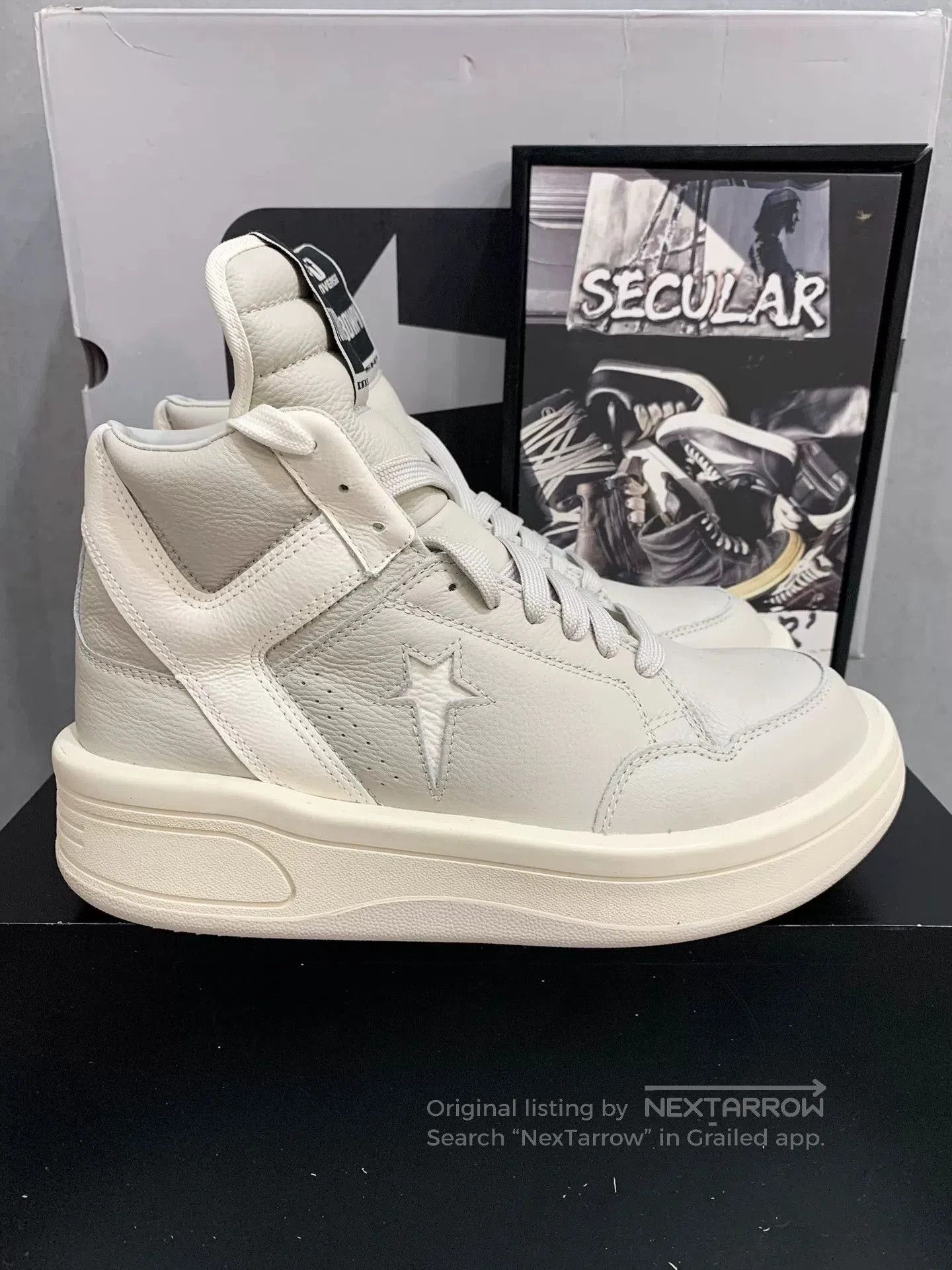 Rick Owens Drkshdw DRKSHDW x Converse TURBOWPN Mid. Size US 5 / EU 37 - 4 Thumbnail